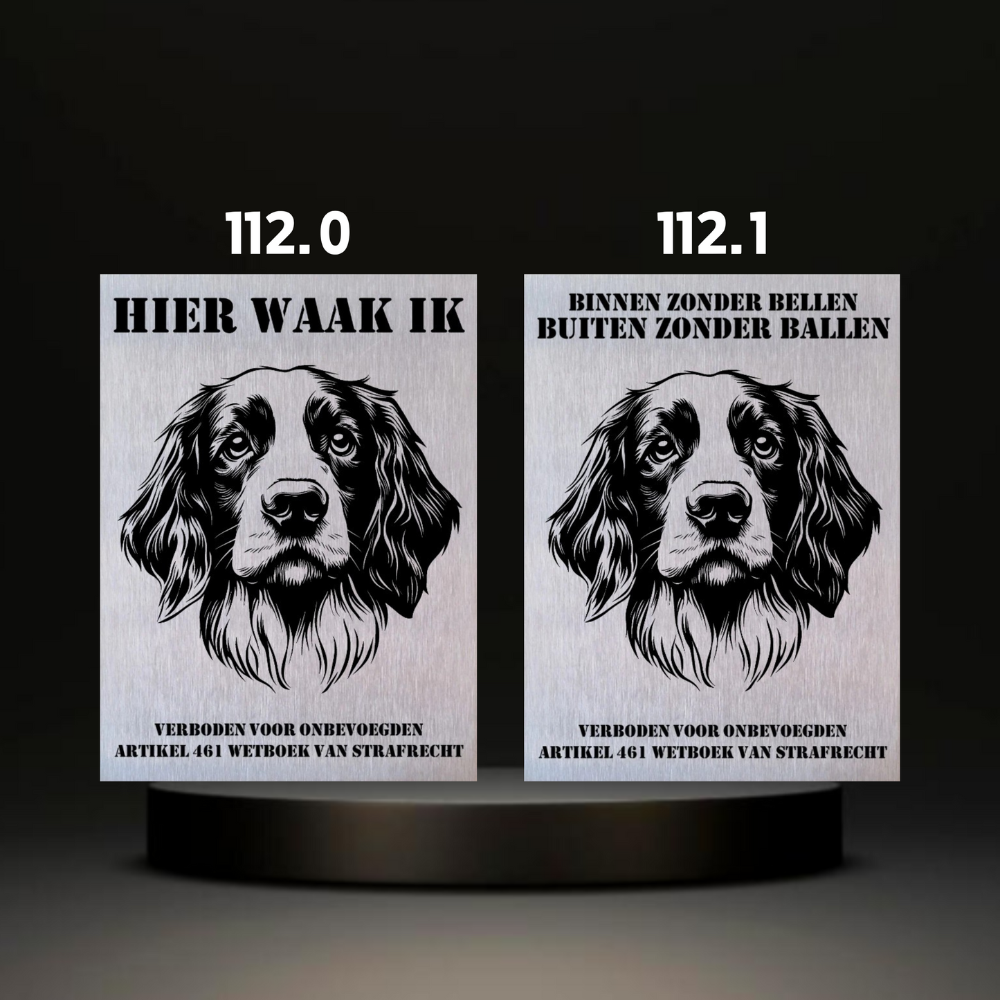 Waakbord Kant en klaar Eskimo & Spaniel & Fox & Basset