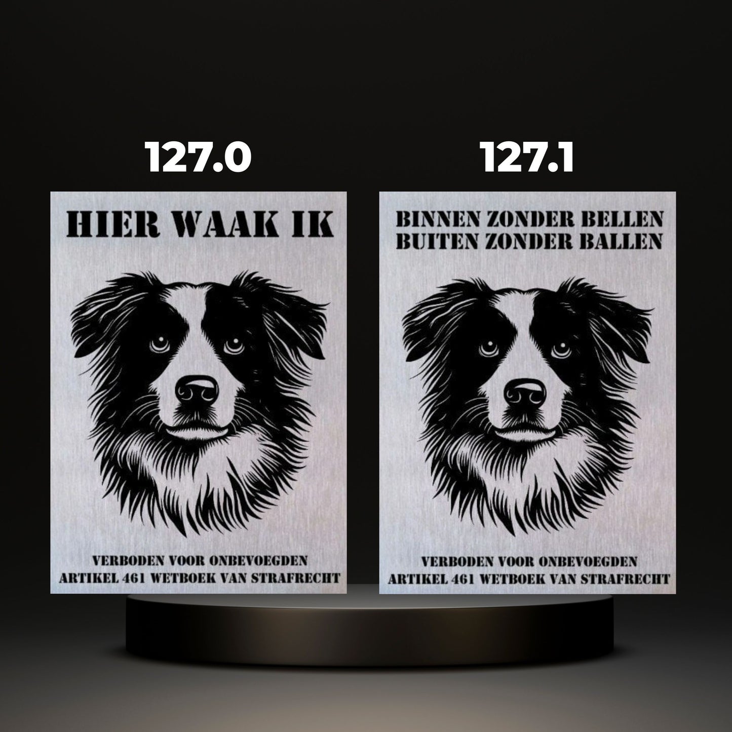 Waakbord Kant en klaar Herder & Collie