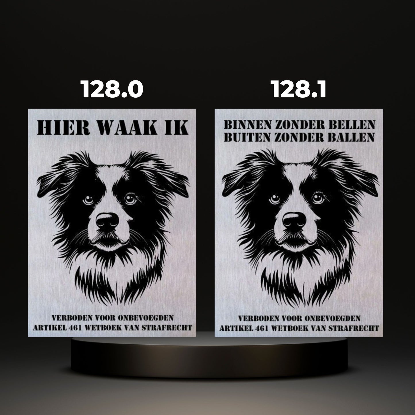 Waakbord Kant en klaar Herder & Collie