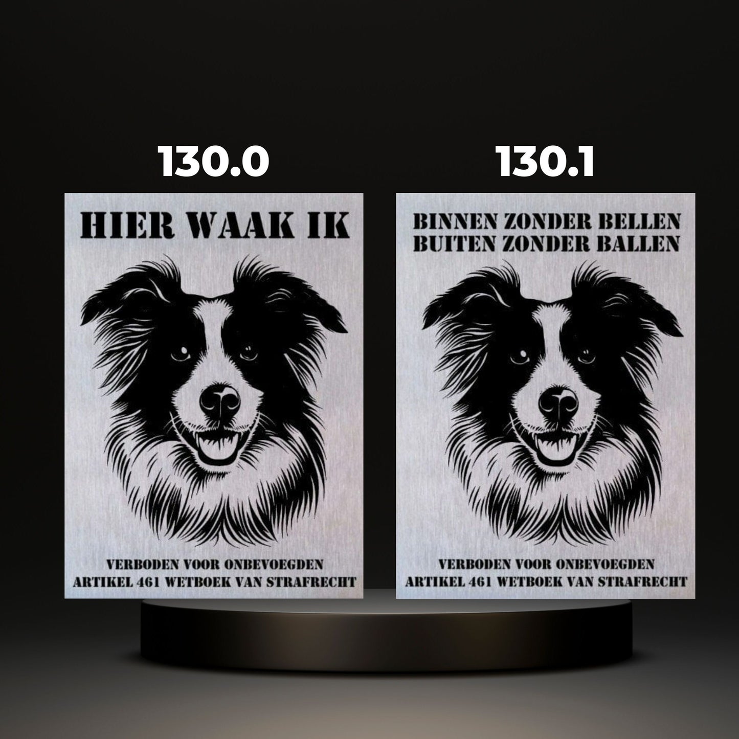 Waakbord Kant en klaar Herder & Collie