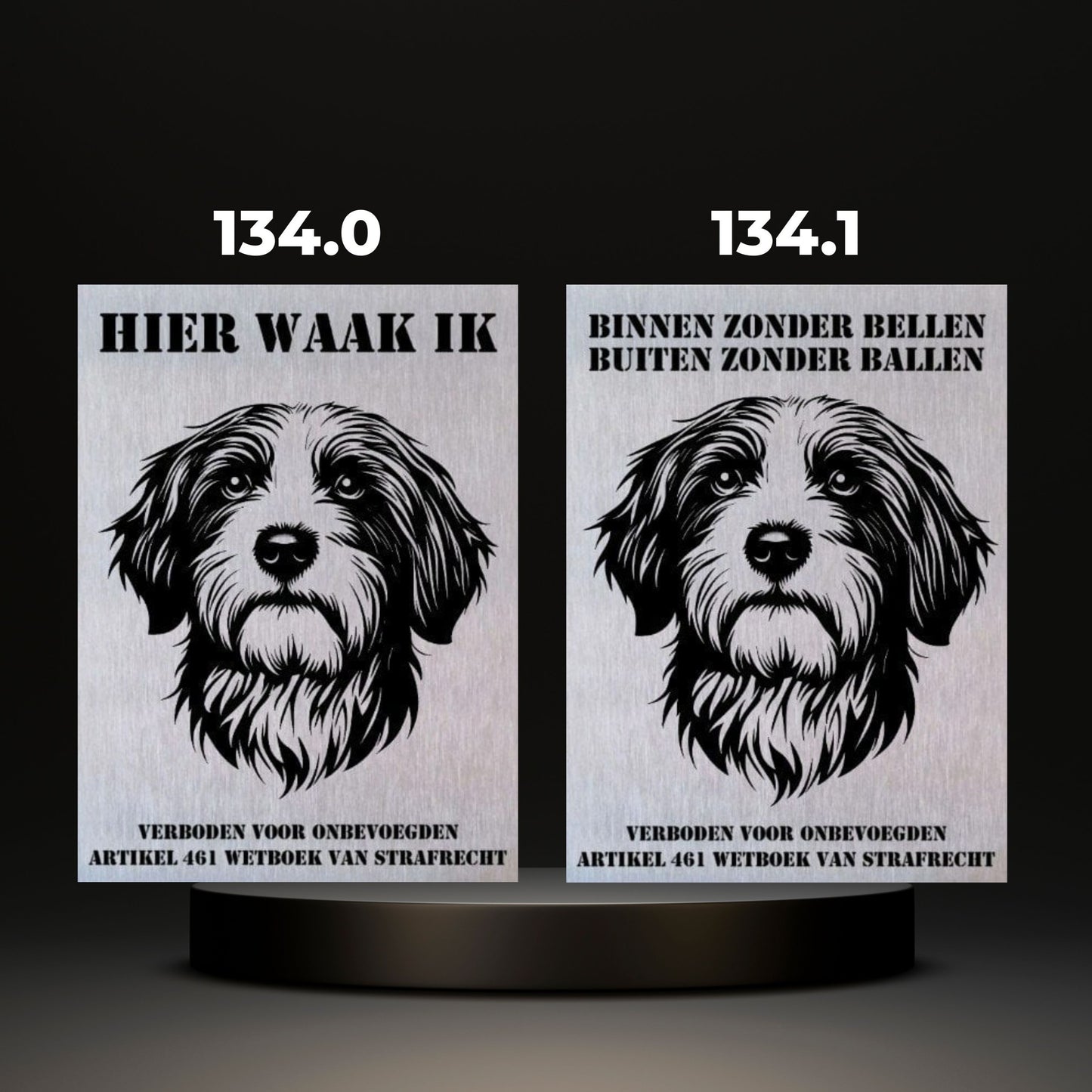 Waakbord Kant en klaar Herder & Collie