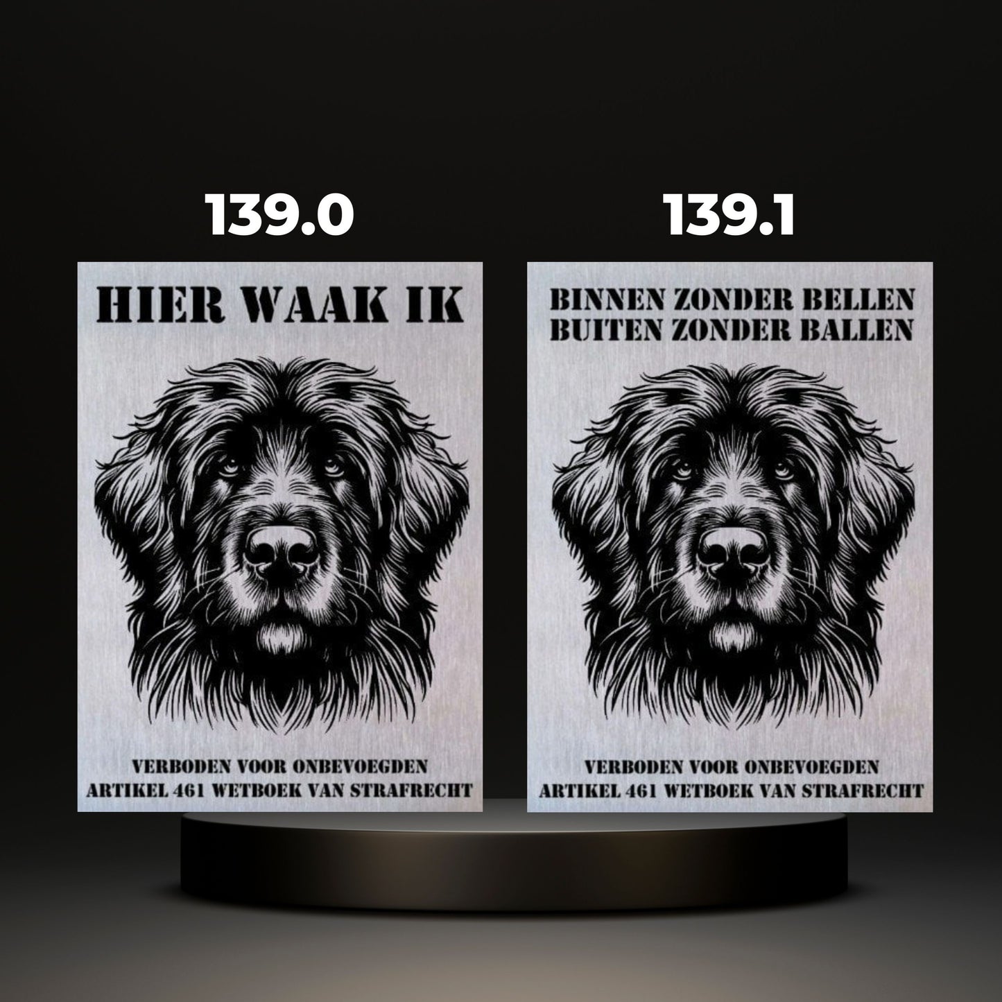 Waakbord Kant en klaar Herder & Collie