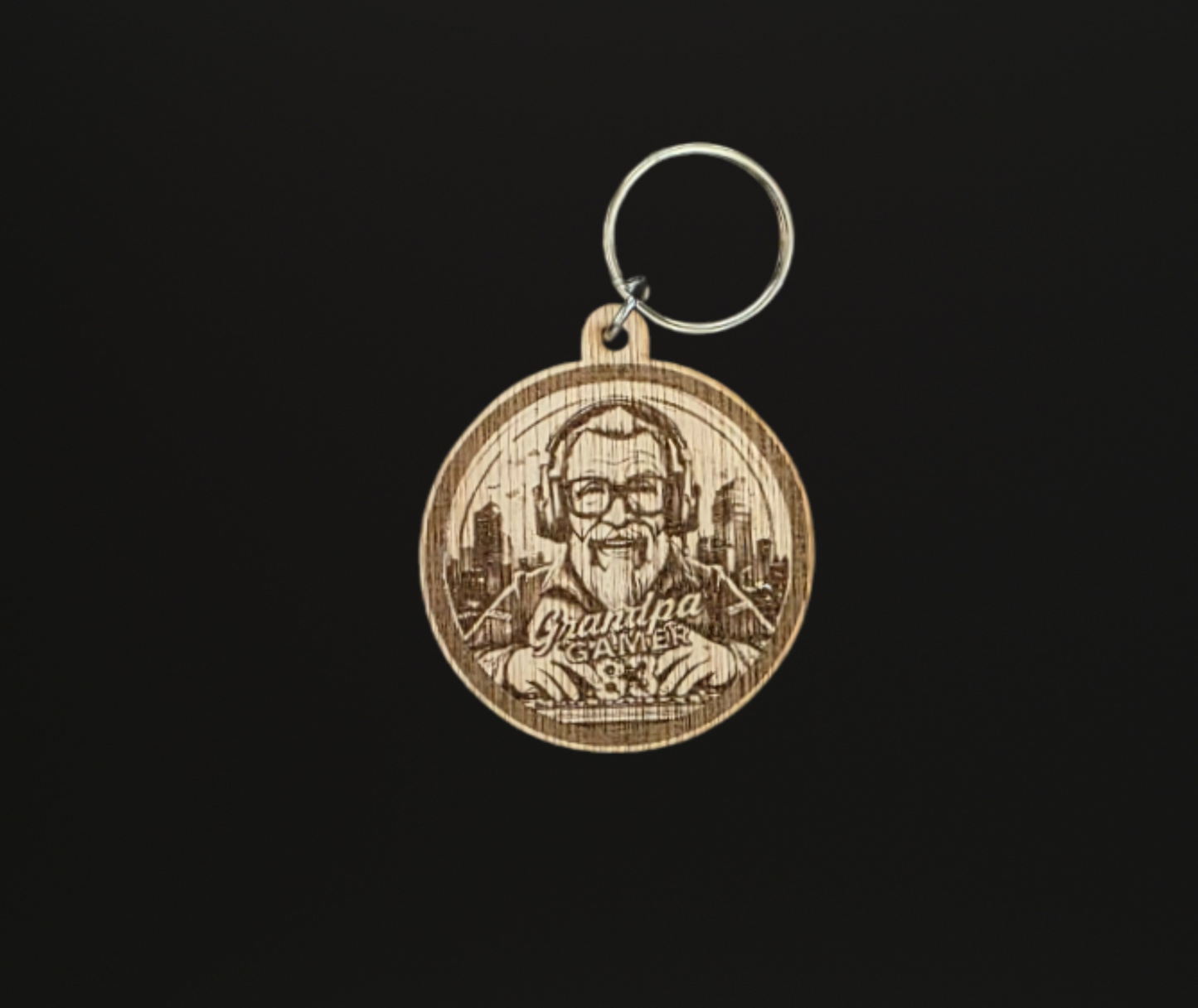 Grandpa Gamer83 Sleutelhanger
