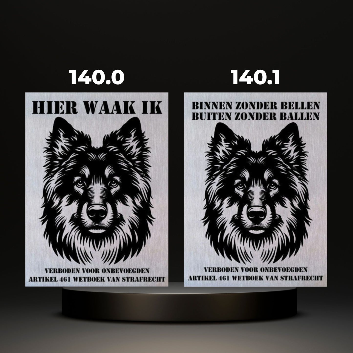 Waakbord Kant en klaar Herder & Collie