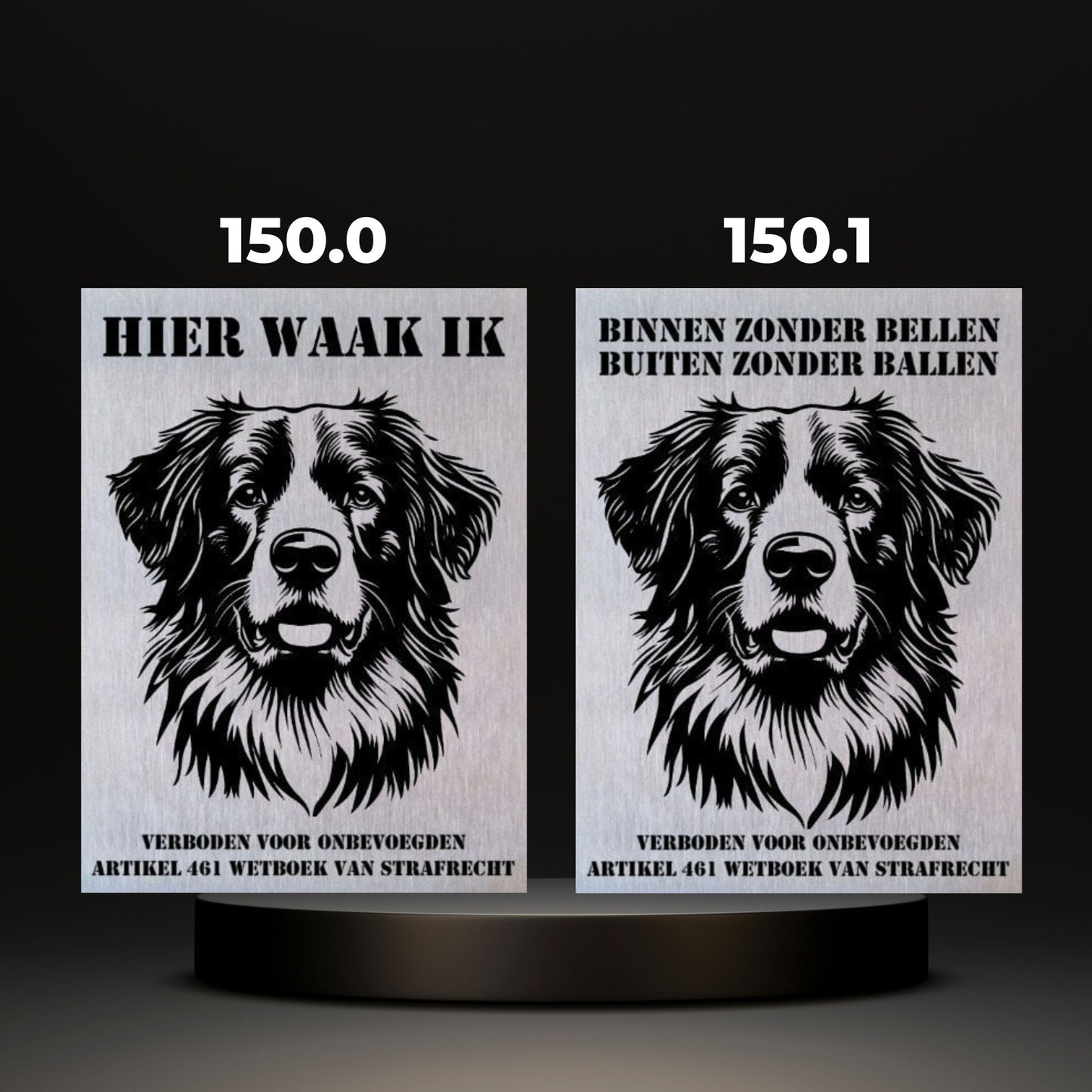 Waakbord Kant en klaar Herder & Collie