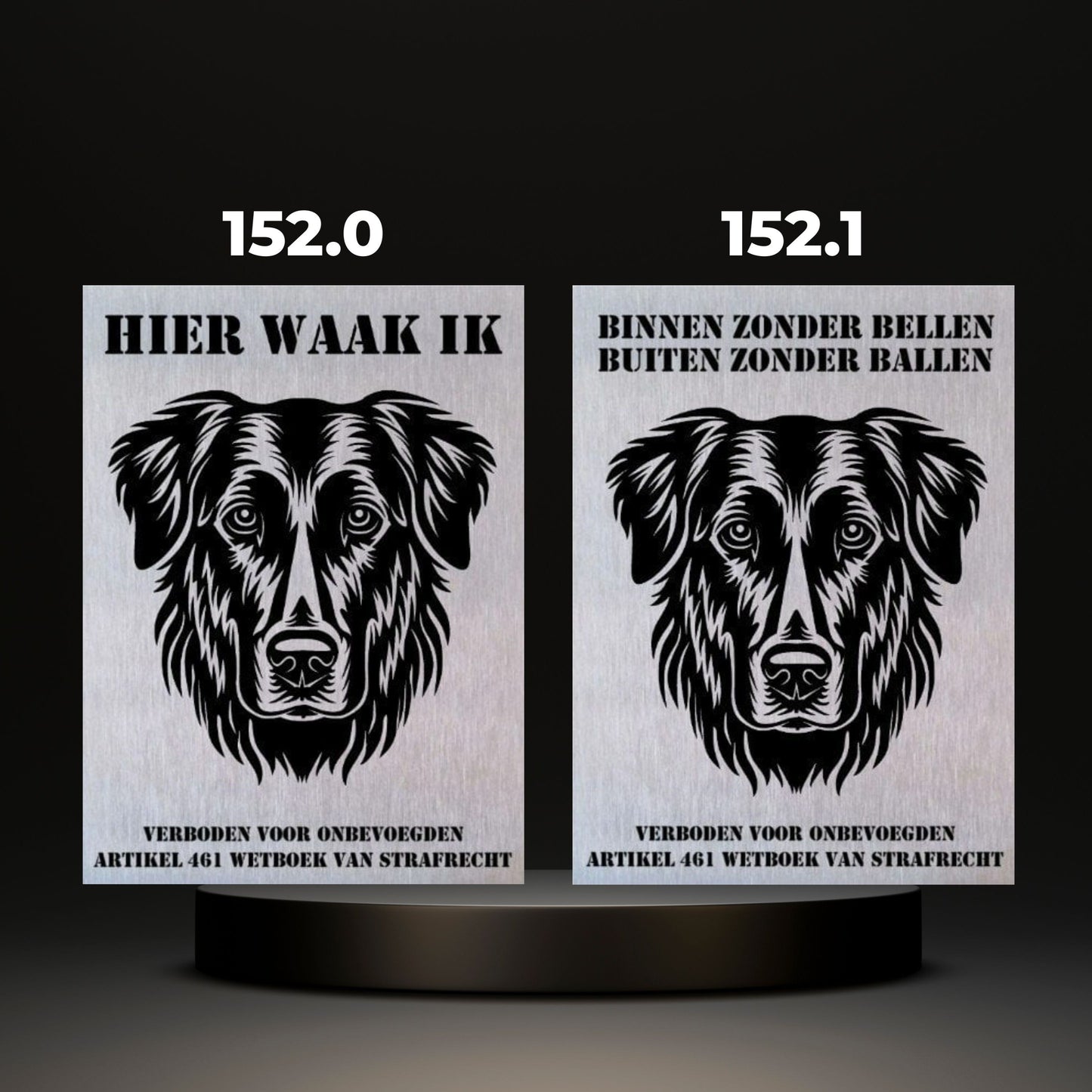 Waakbord Kant en klaar Herder & Collie