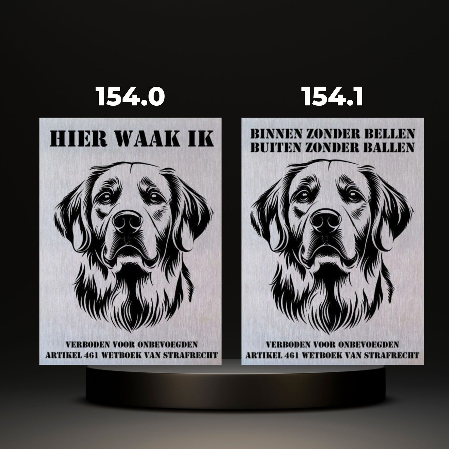 Waakbord Kant en klaar Herder & Collie