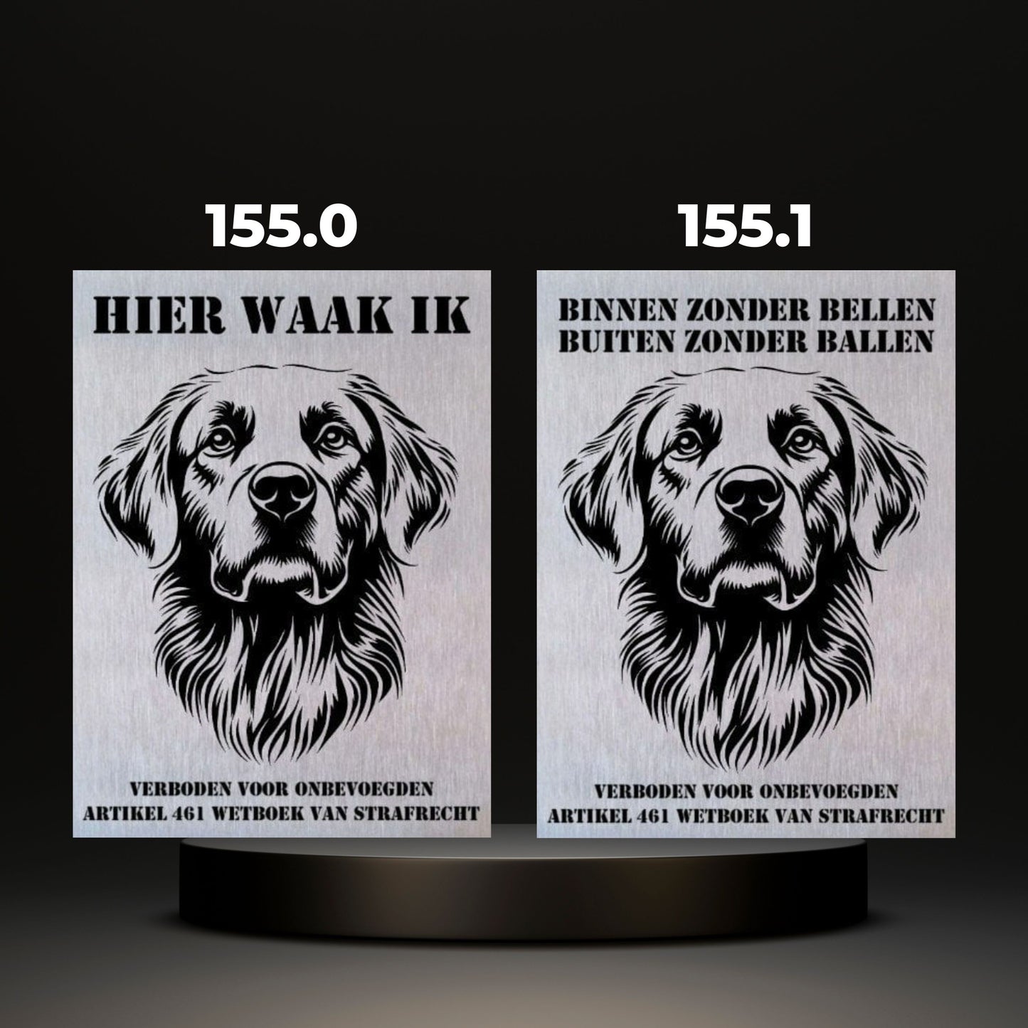 Waakbord Kant en klaar Herder & Collie