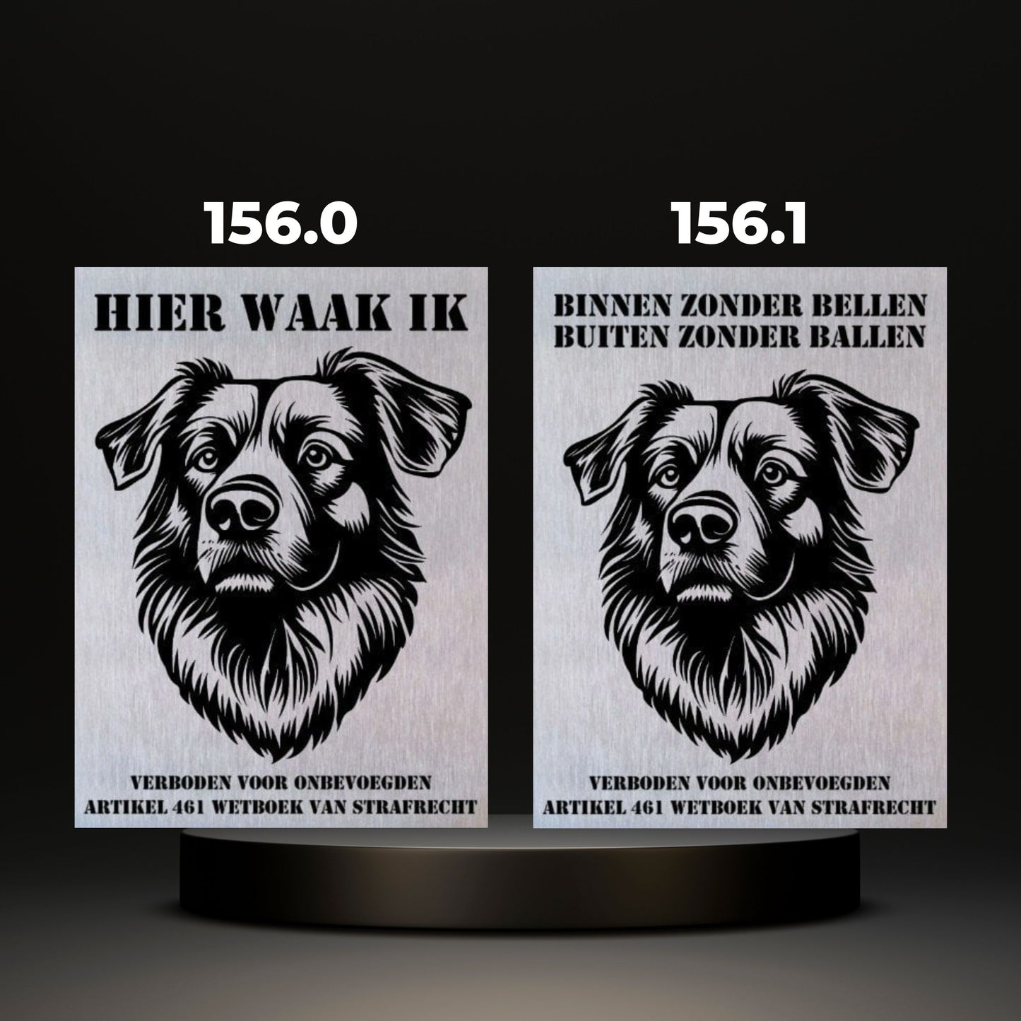 Waakbord Kant en klaar Herder & Collie