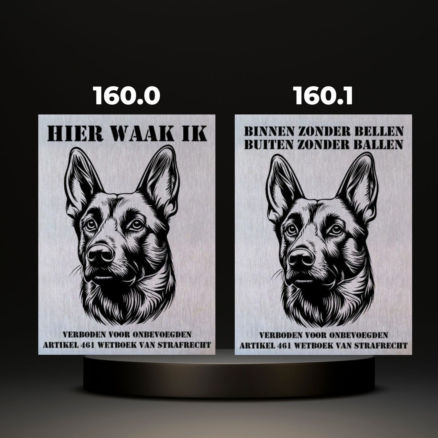 Waakbord Kant en klaar Herder & Collie