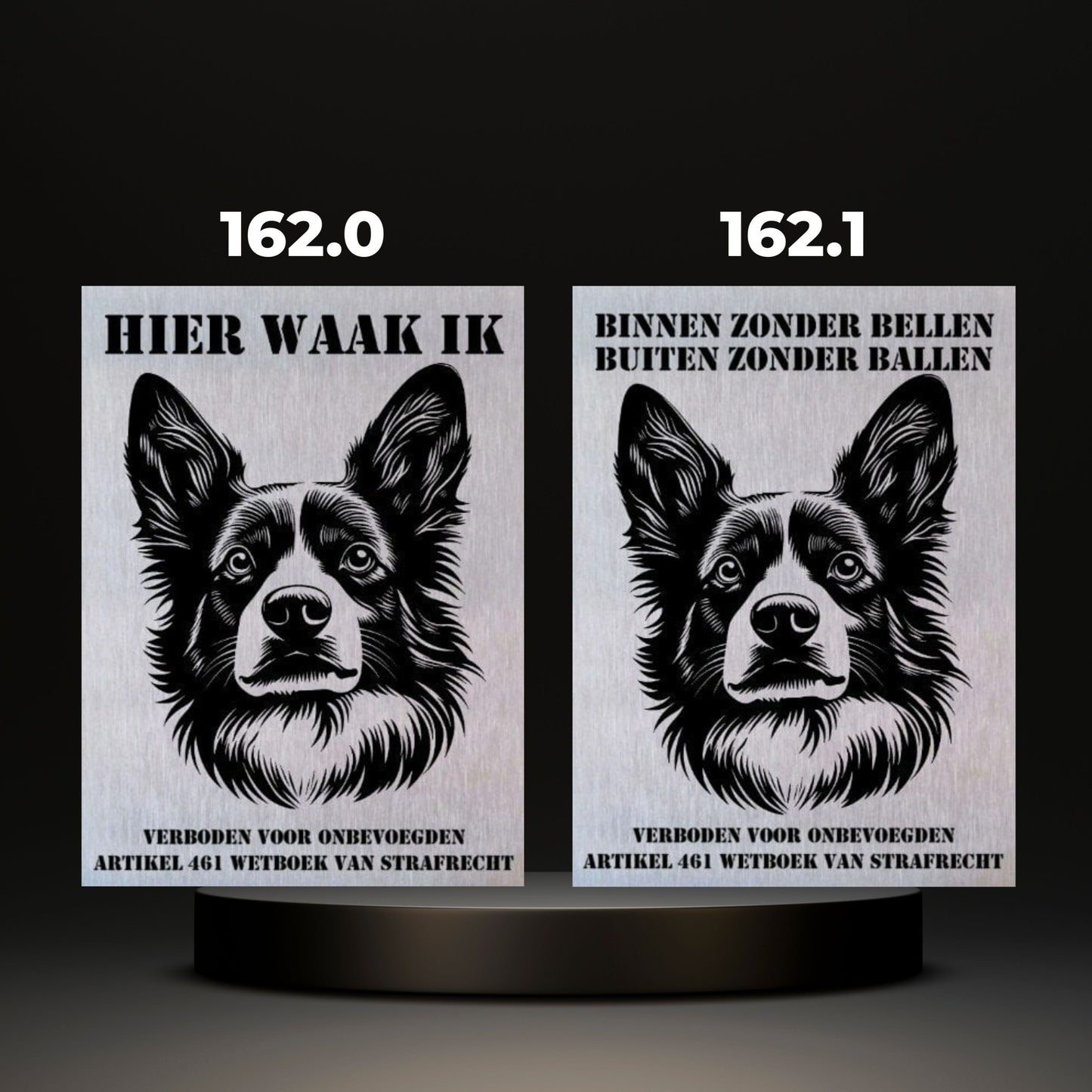 Waakbord Kant en klaar Herder & Collie