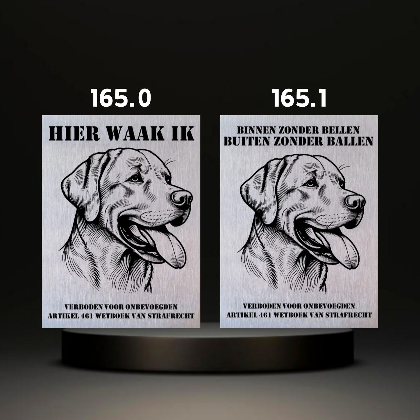 Waakbord Kant en klaar Labrador & Retriever