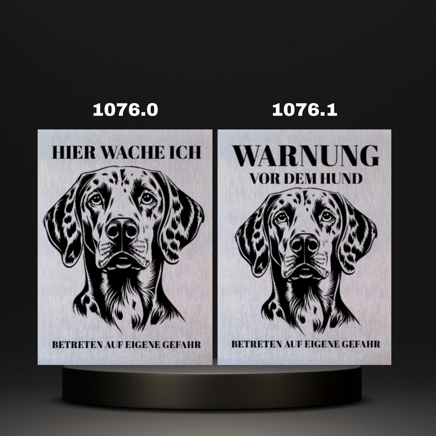 Warnshild Fertiges Design Doodle & Dalmatiner & Beagle & Leopard & Chowchow