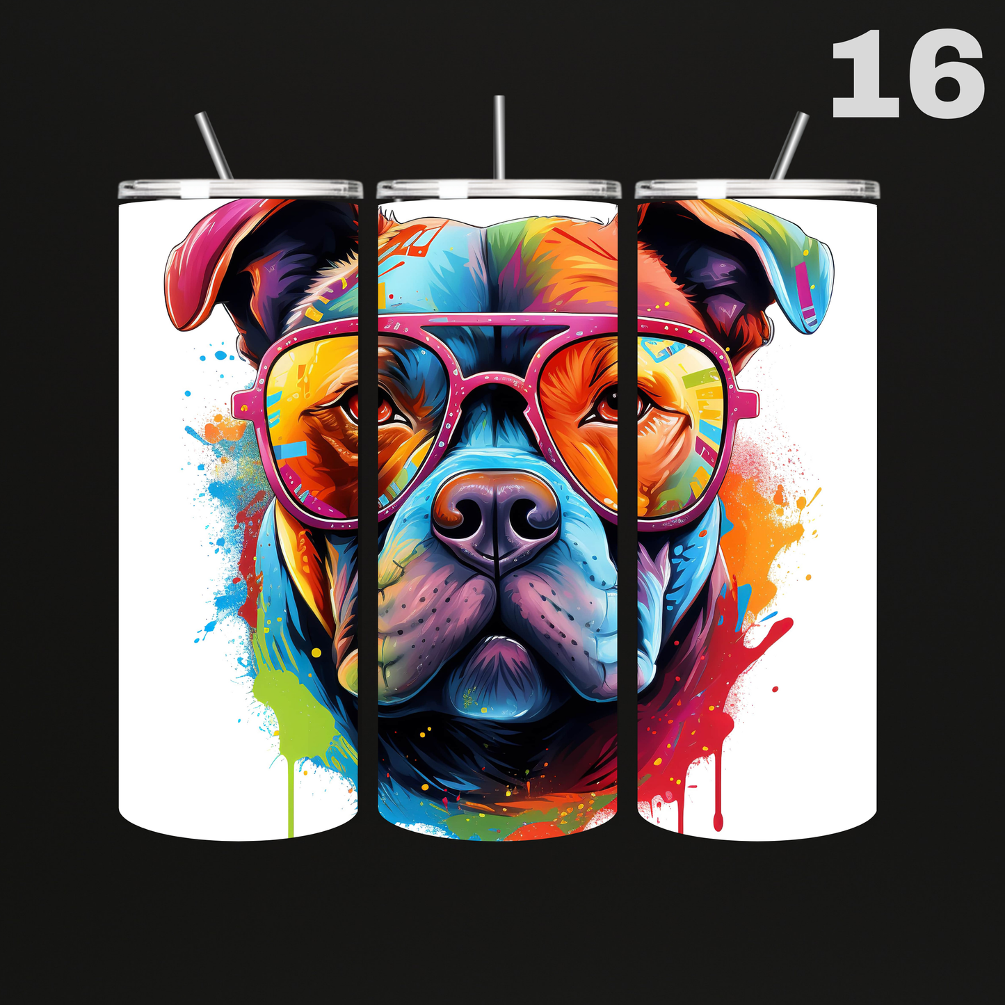 Tumbler Hond Bully's-Bulldogs