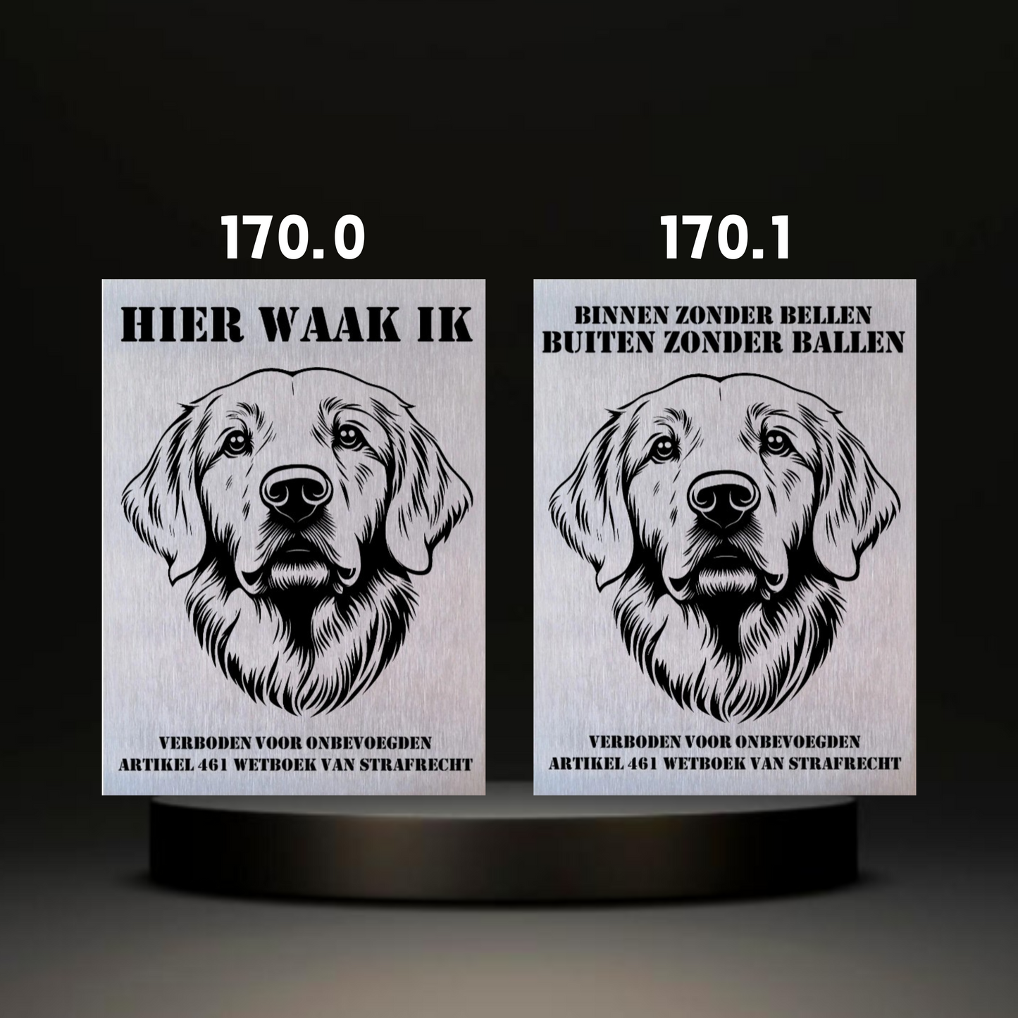 Waakbord Kant en klaar Labrador & Retriever