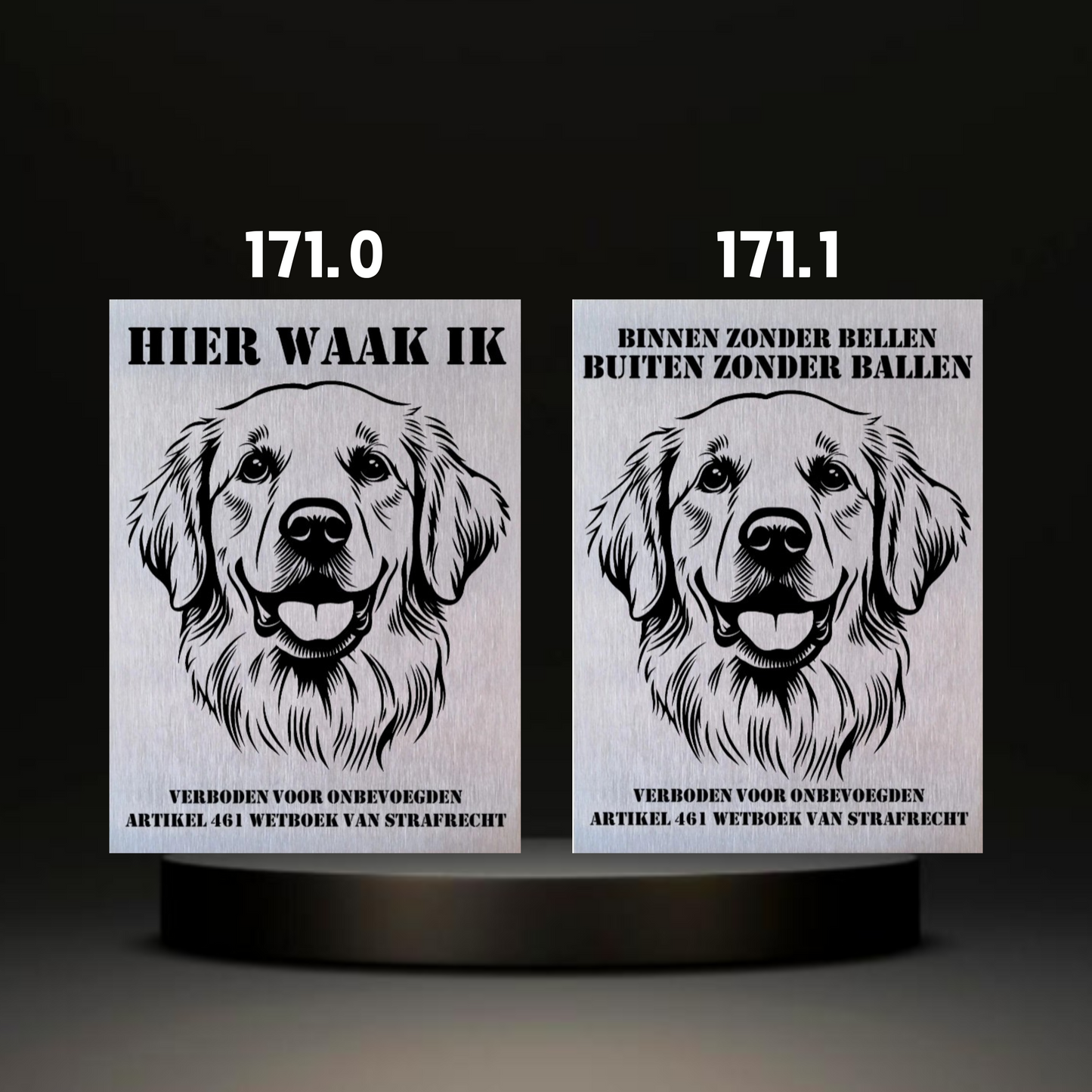 Waakbord Kant en klaar Labrador & Retriever