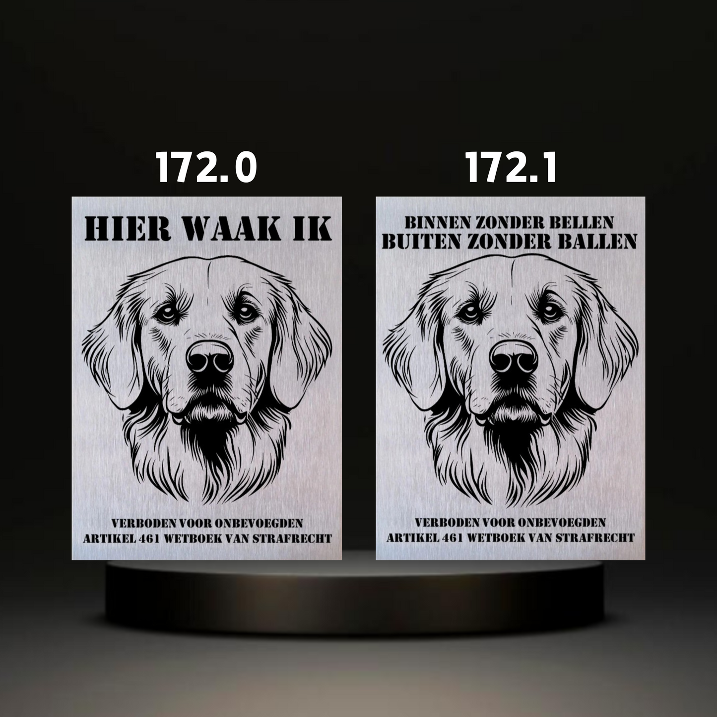 Waakbord Kant en klaar Labrador & Retriever