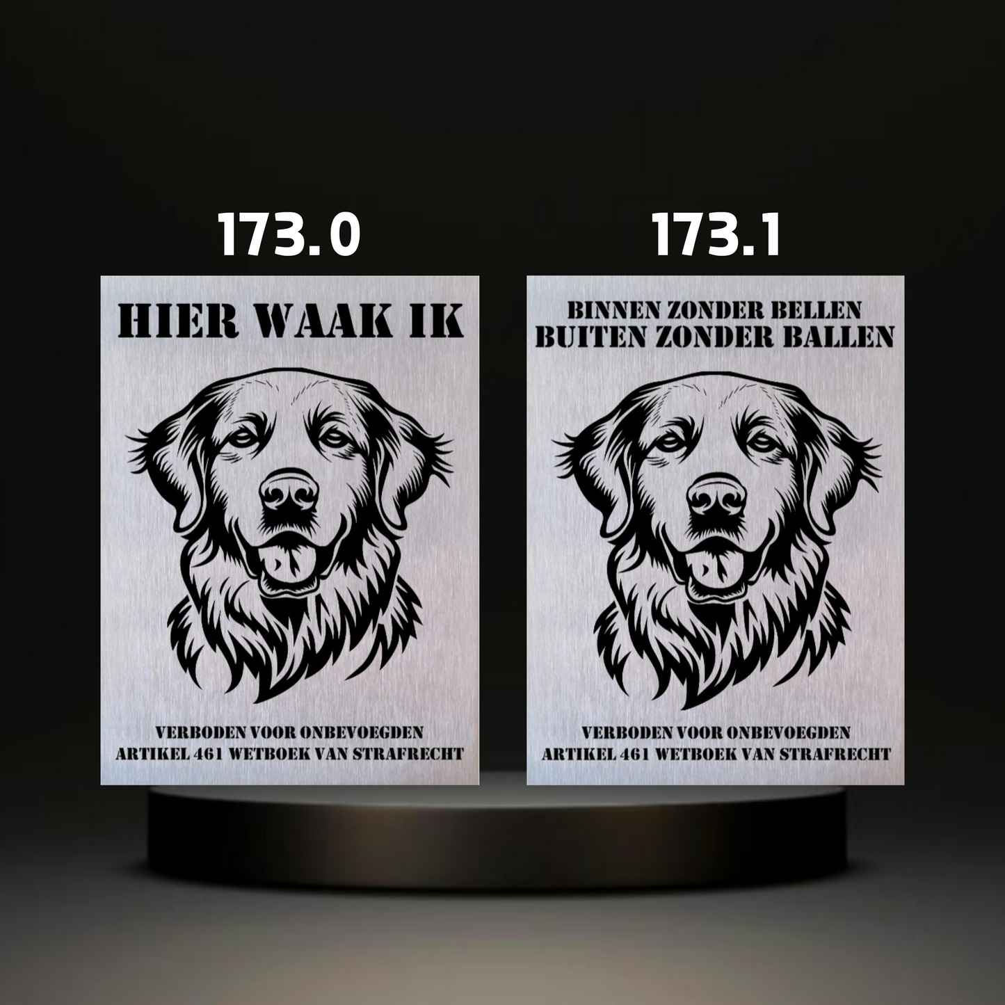 Waakbord Kant en klaar Labrador & Retriever