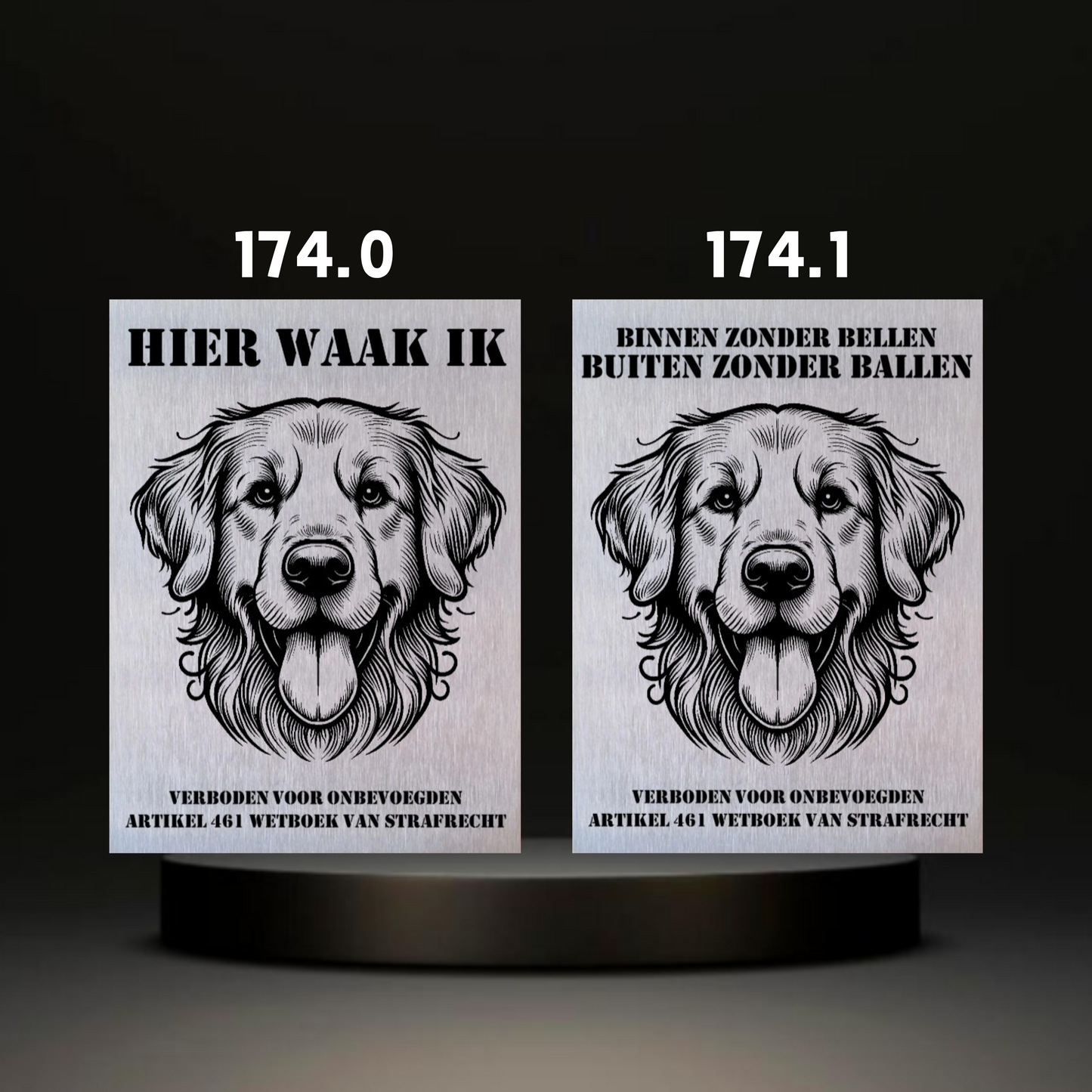 Waakbord Kant en klaar Labrador & Retriever