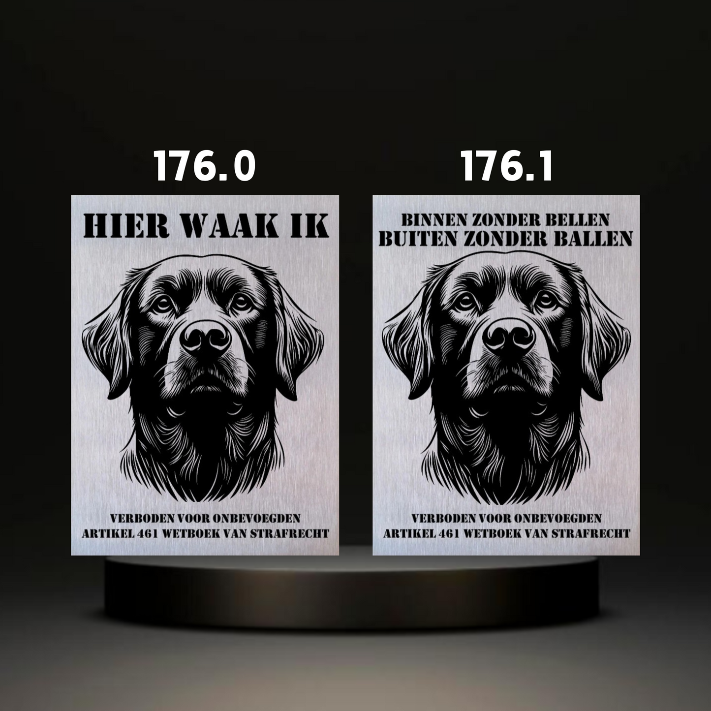 Waakbord Kant en klaar Labrador & Retriever