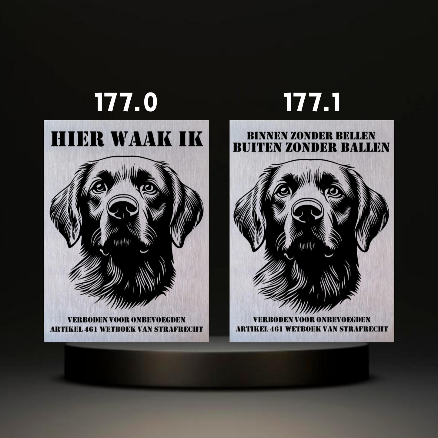 Waakbord Kant en klaar Labrador & Retriever