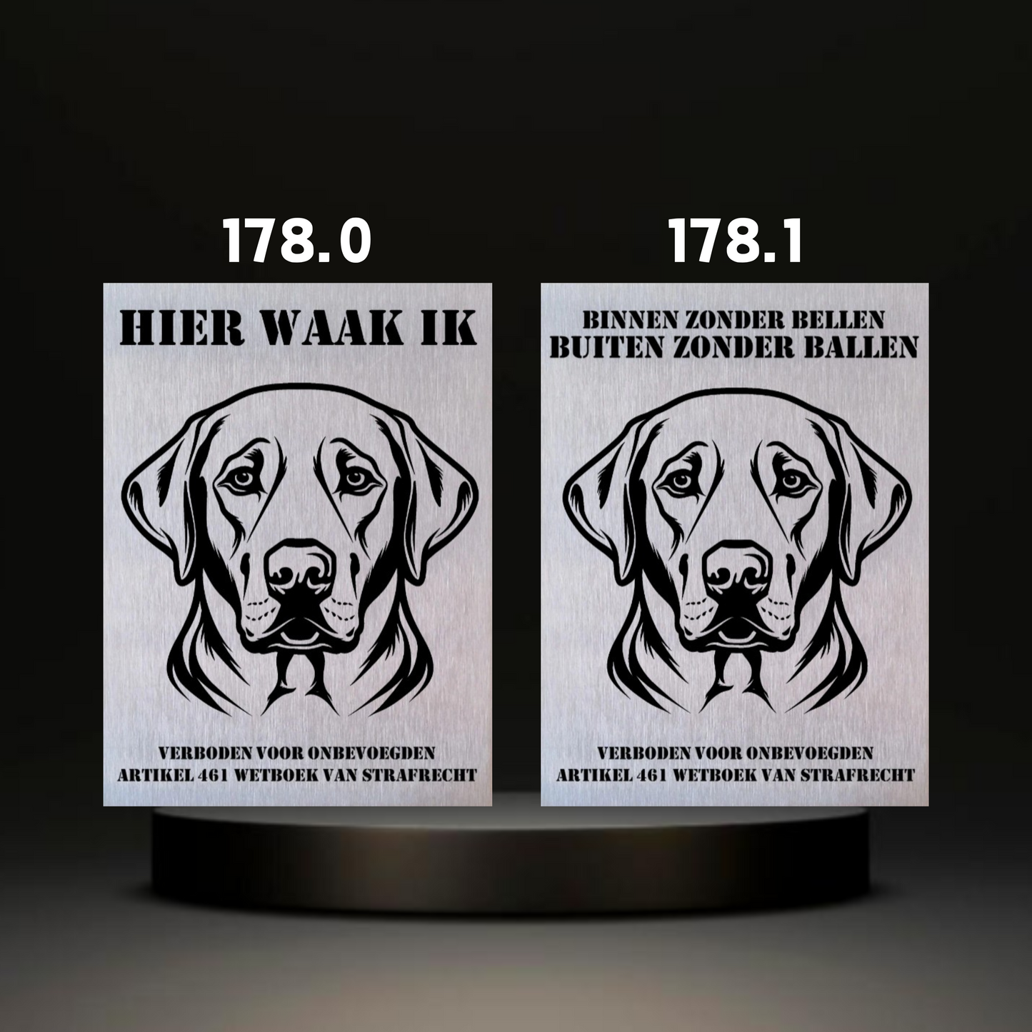 Waakbord Kant en klaar Labrador & Retriever