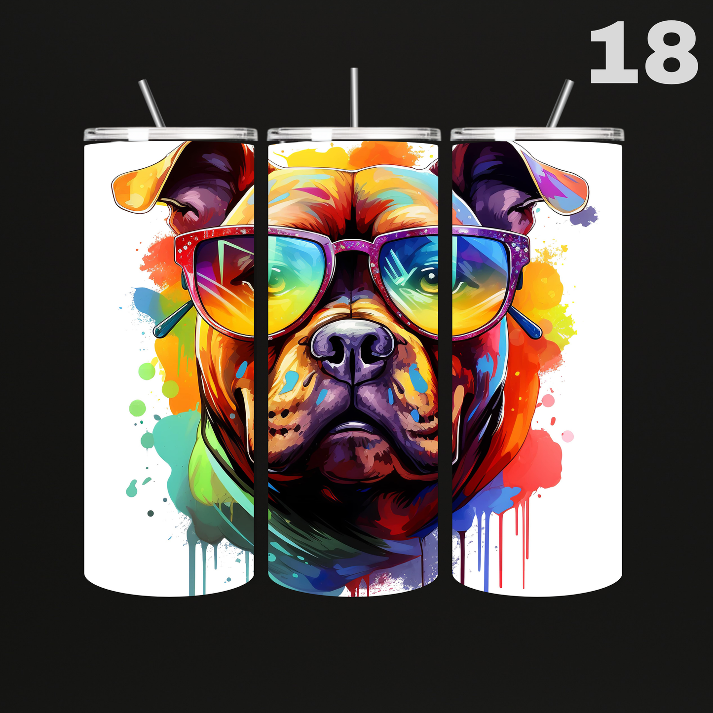 Tumbler Hond Bully's-Bulldogs