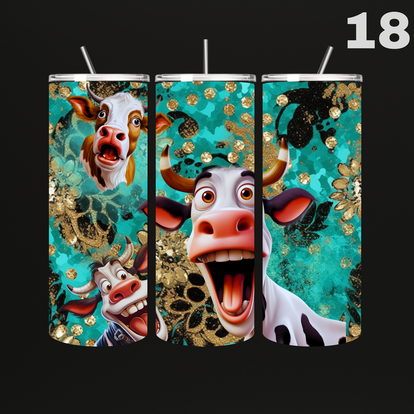 Tumbler Grappige Koe