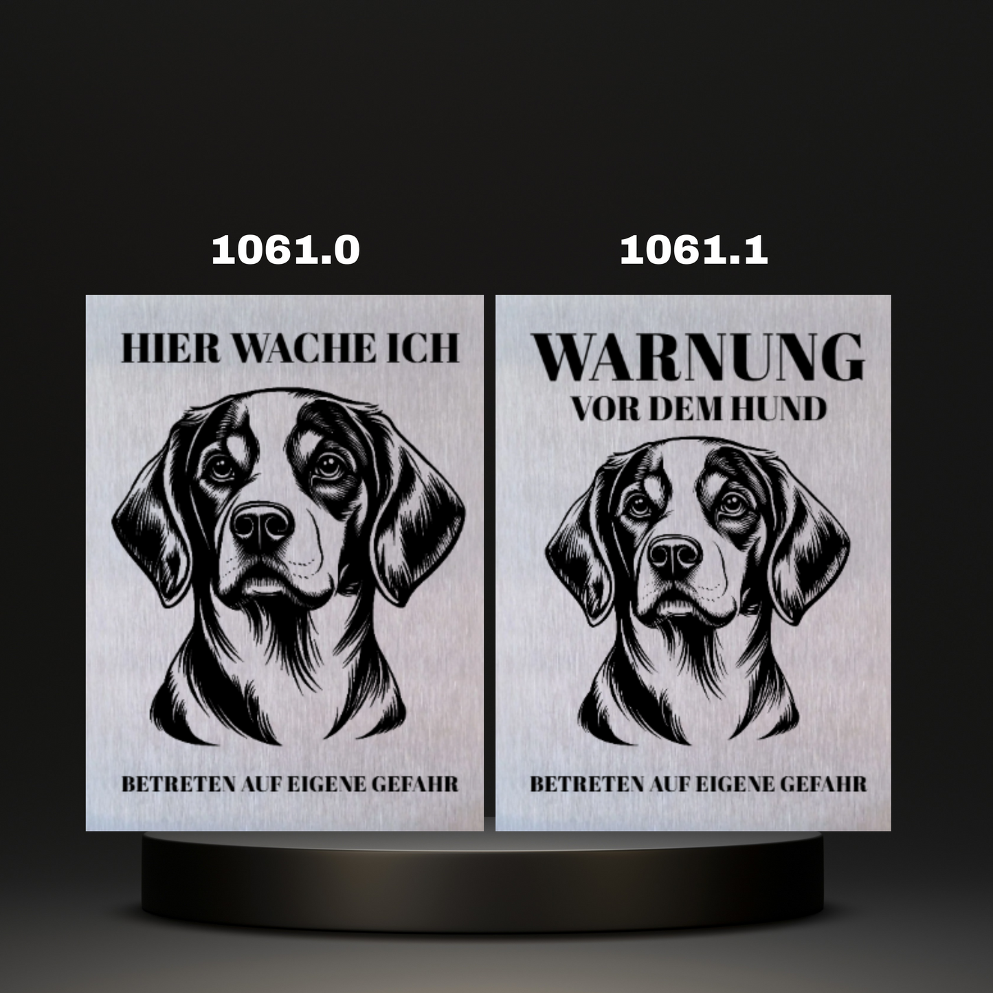 Warnshild Fertiges Design Doodle & Dalmatiner & Beagle & Leopard & Chowchow