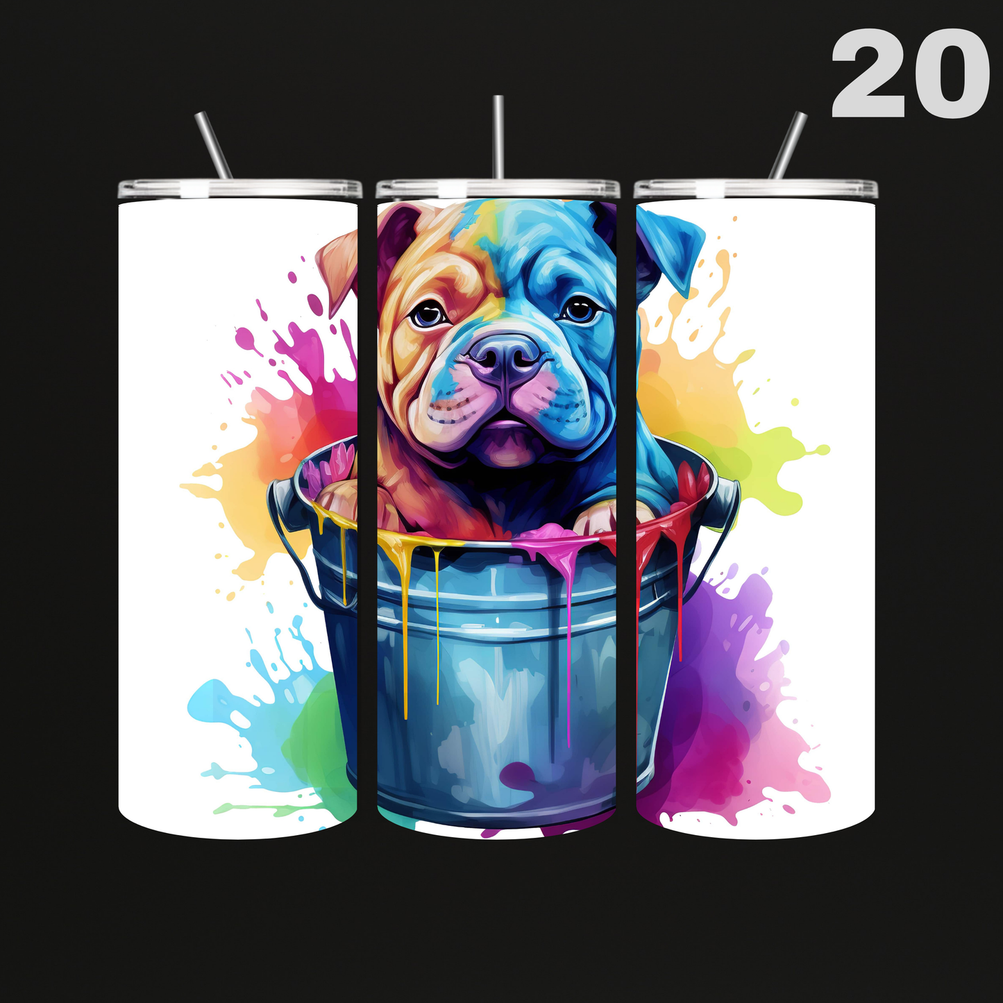 Tumbler Hond Bully's-Bulldogs