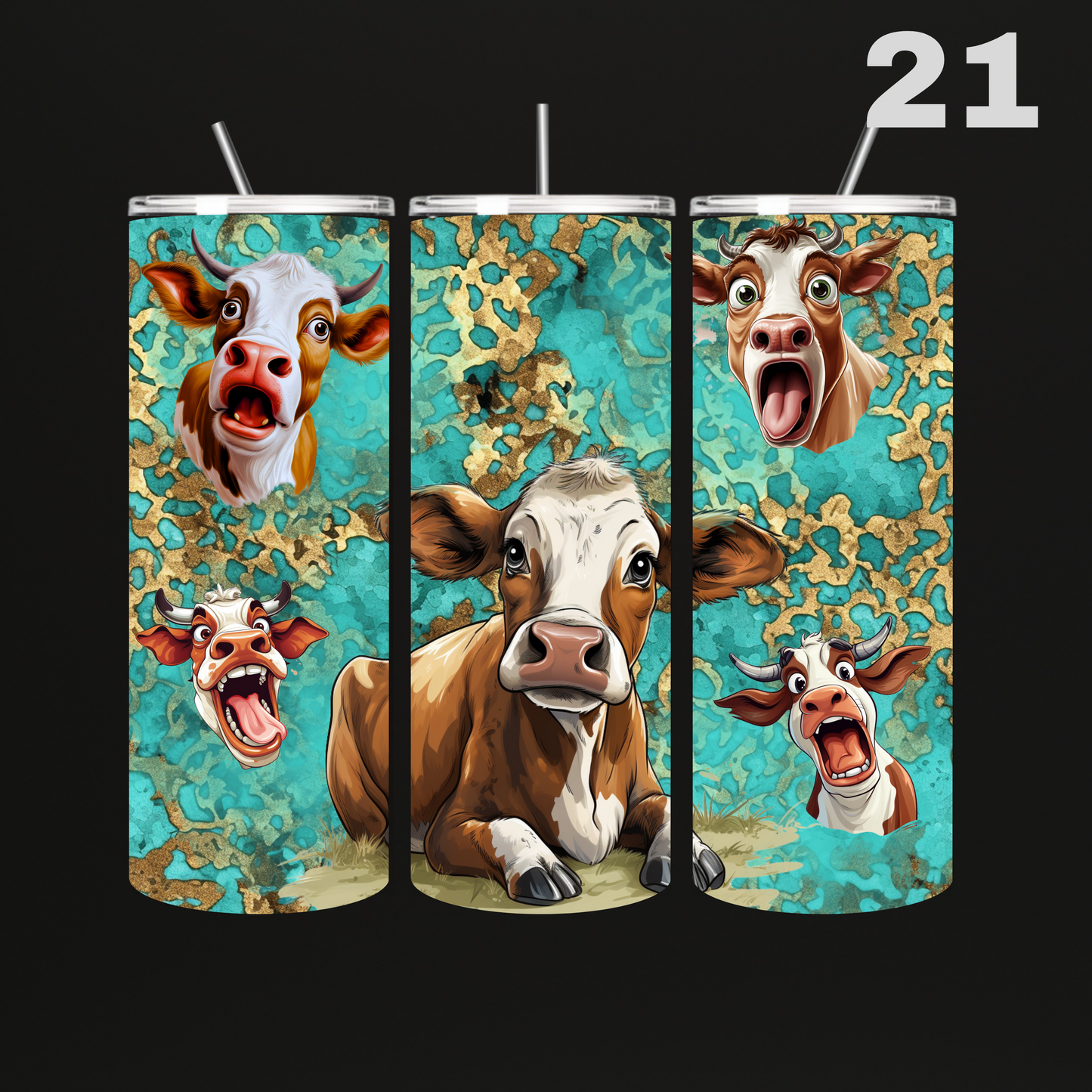 Tumbler Grappige Koe