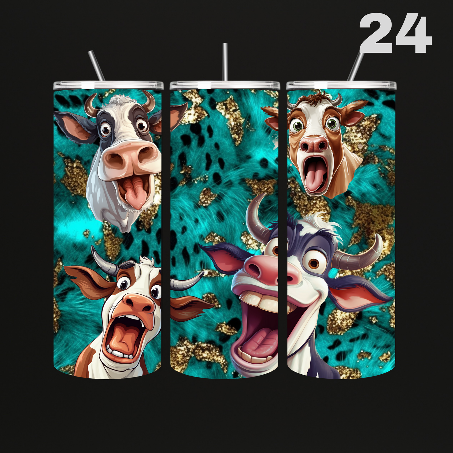 Tumbler Grappige Koe