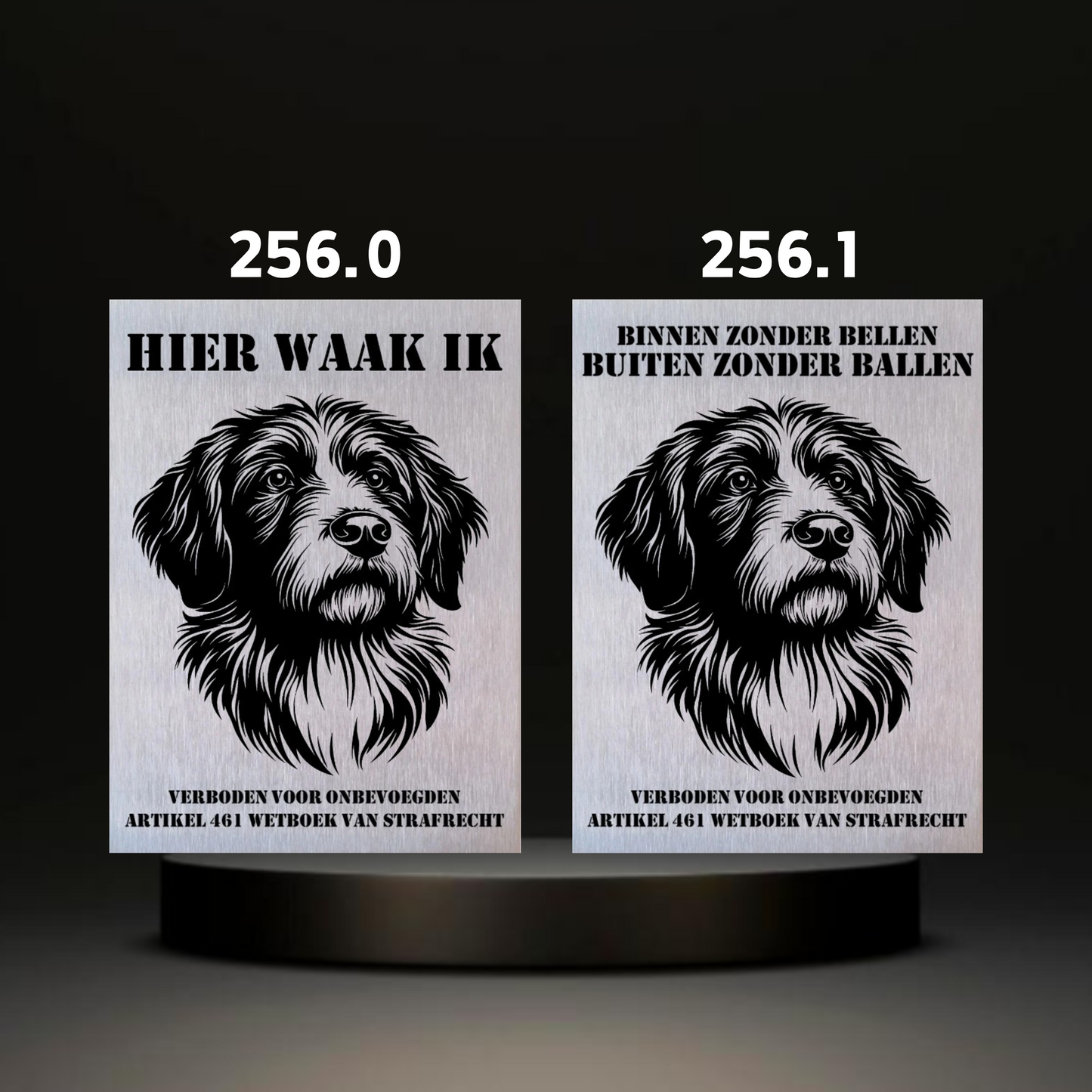 Waakbord Kant en klaar Sint bernhard & Sheepdog & Setter