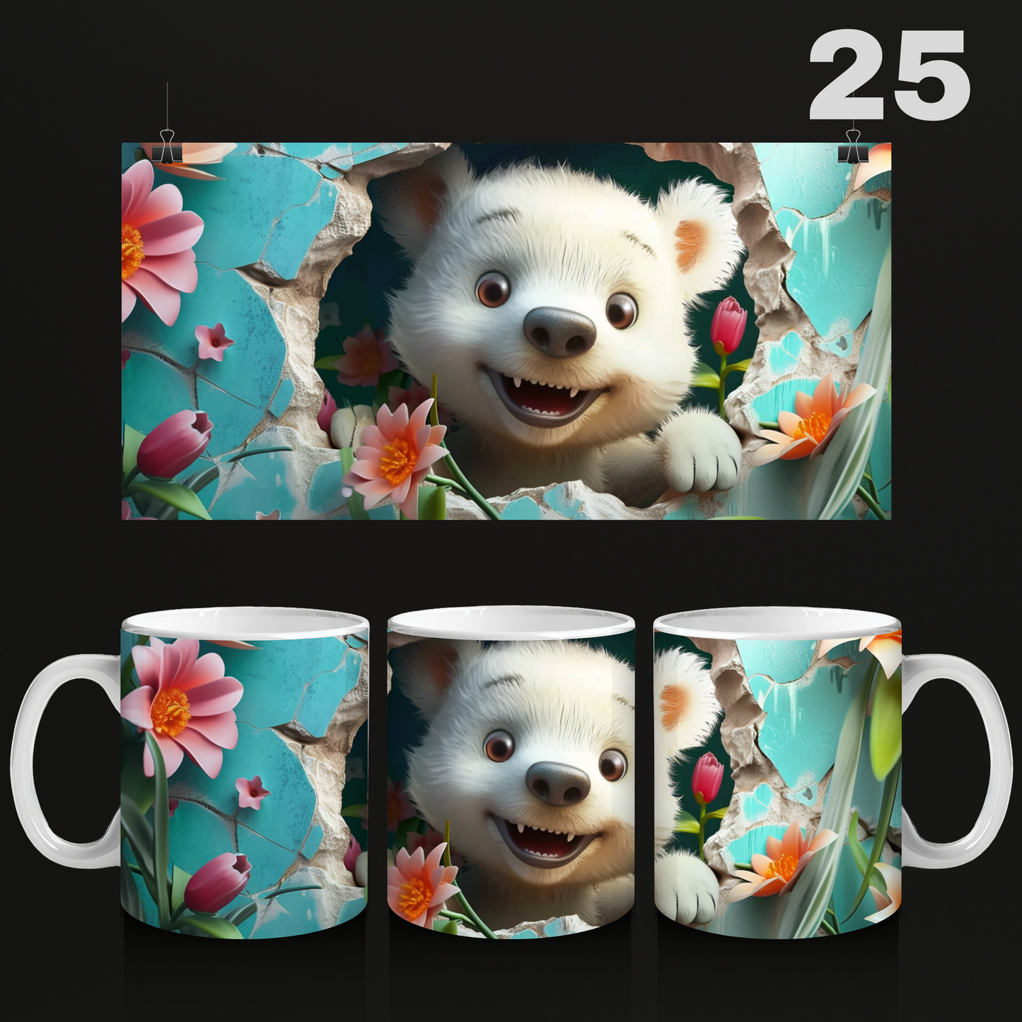 Mok Babydier Flowers