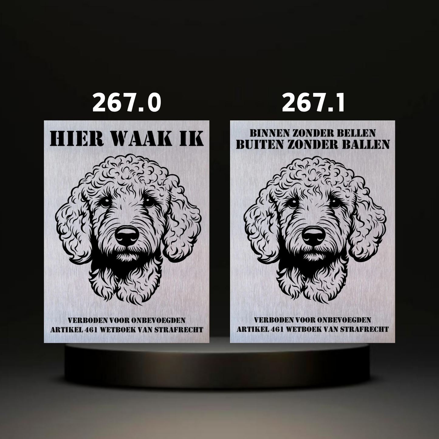 Waakbord Kant en klaar Terriërs & Teckel