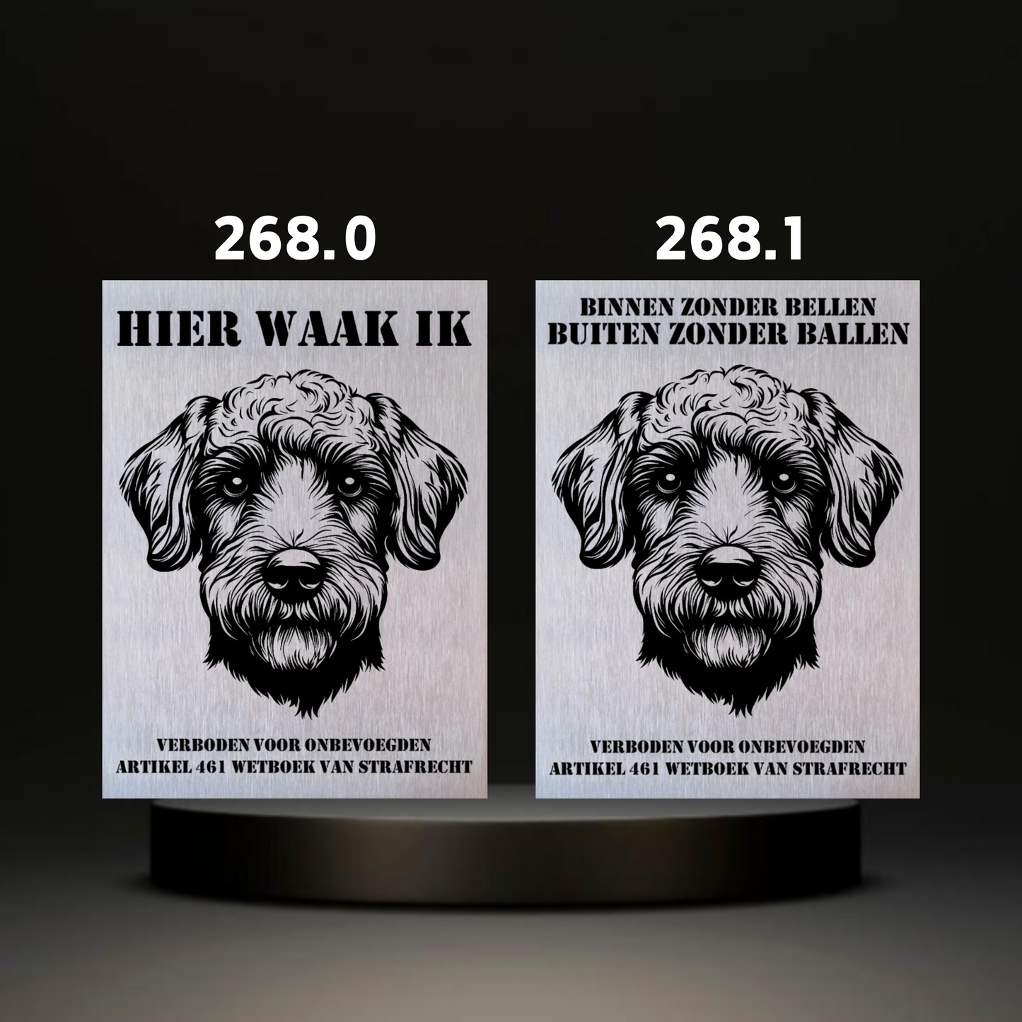 Waakbord Kant en klaar Terriërs & Teckel