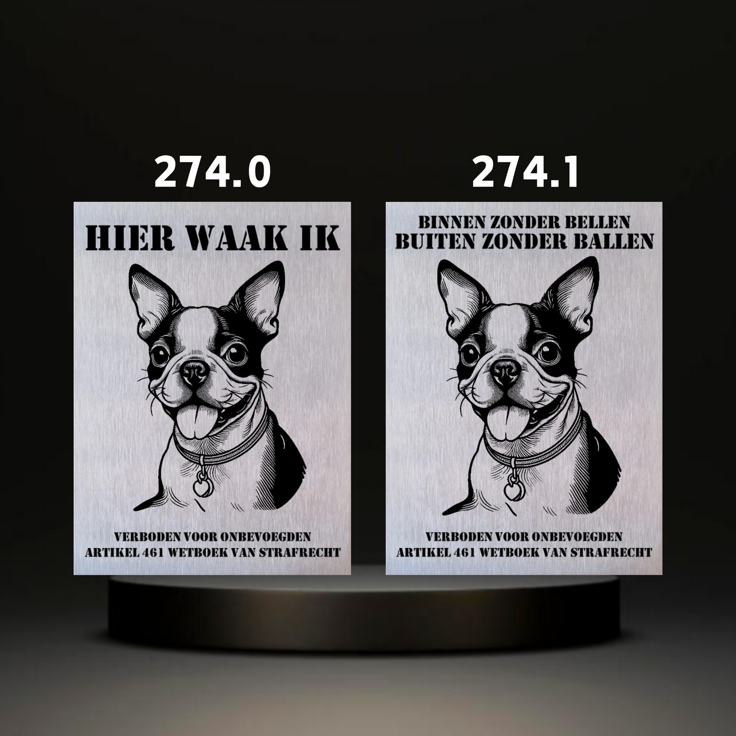 Waakbord Kant en klaar Terriërs & Teckel