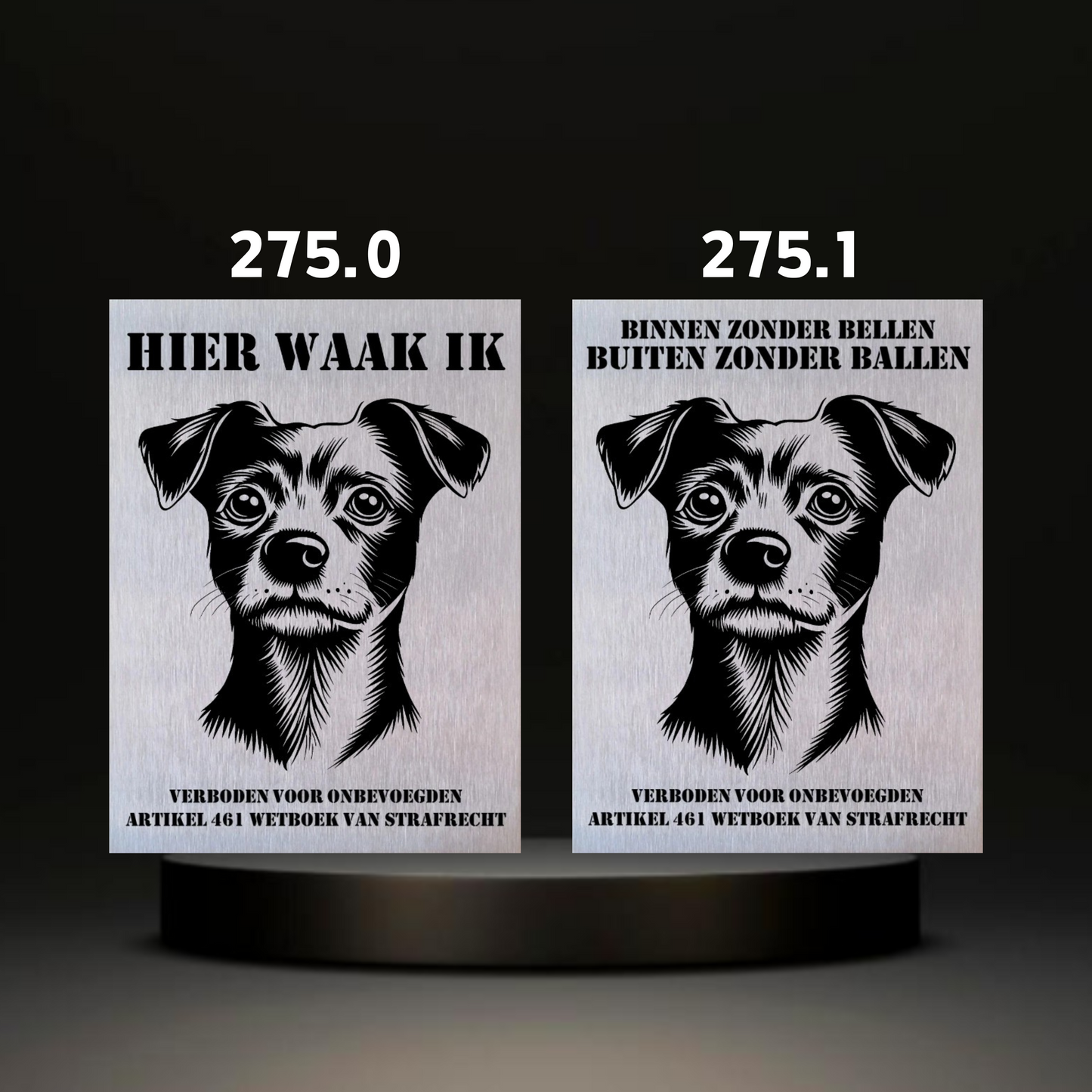 Waakbord Kant en klaar Terriërs & Teckel