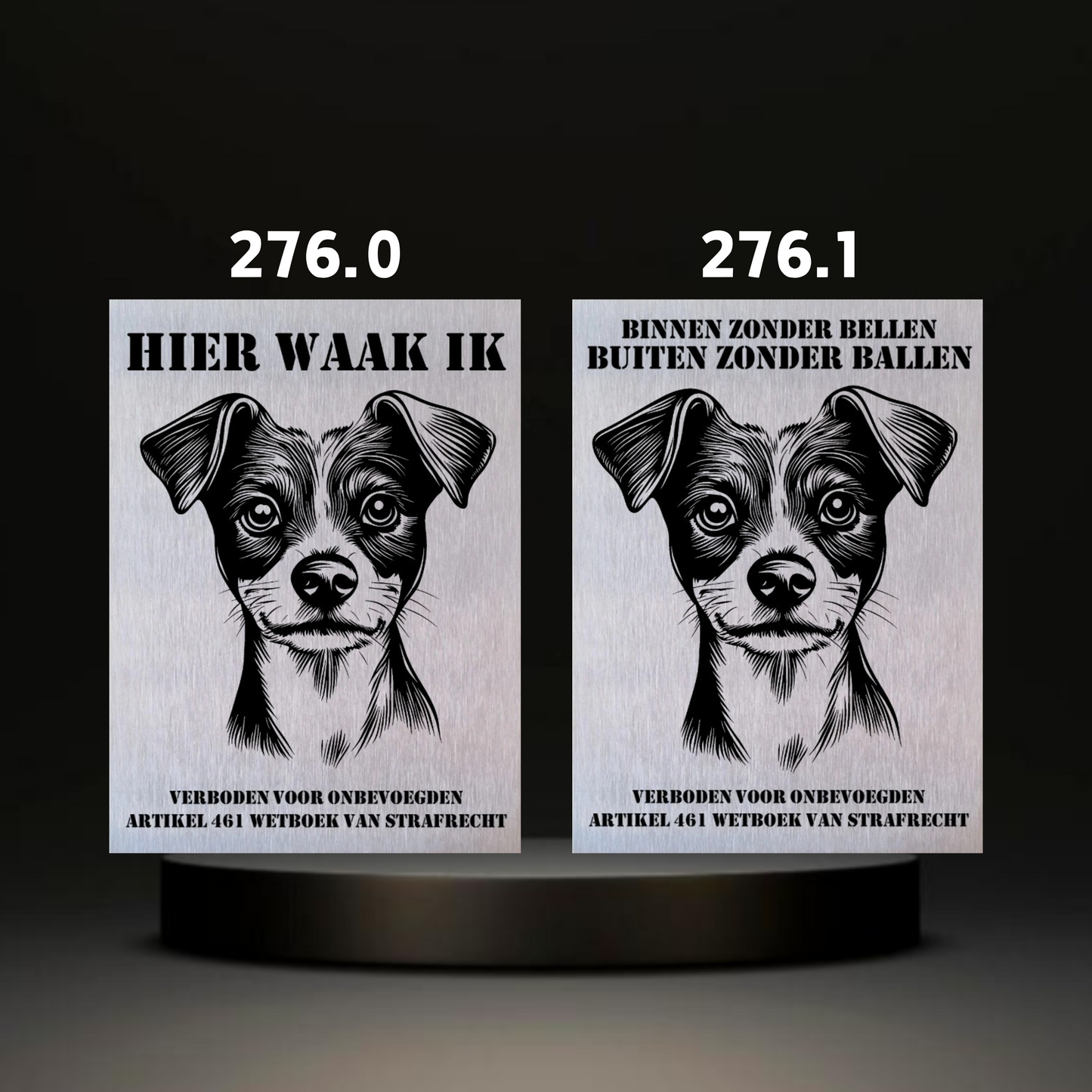 Waakbord Kant en klaar Terriërs & Teckel