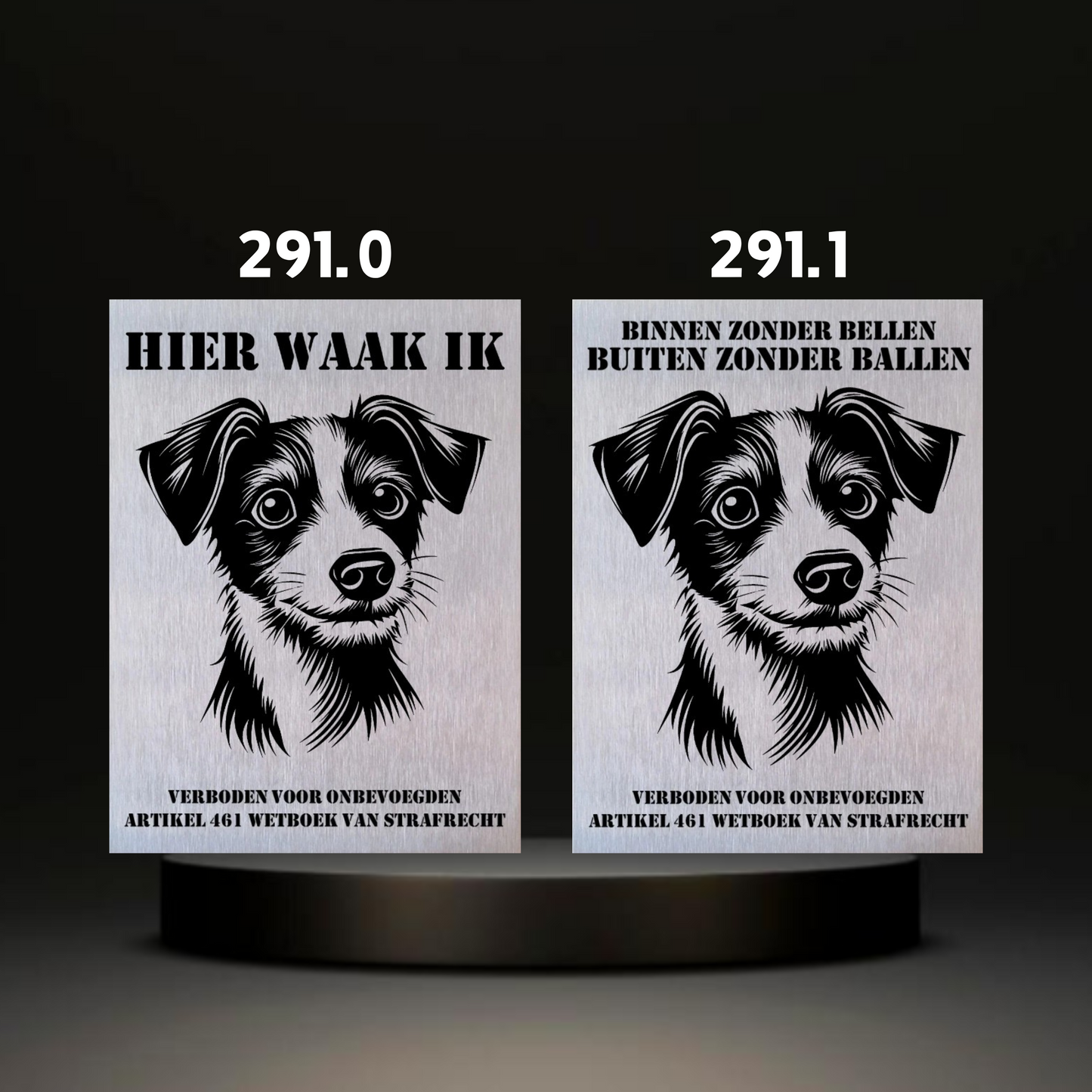 Waakbord Kant en klaar Terriërs & Teckel