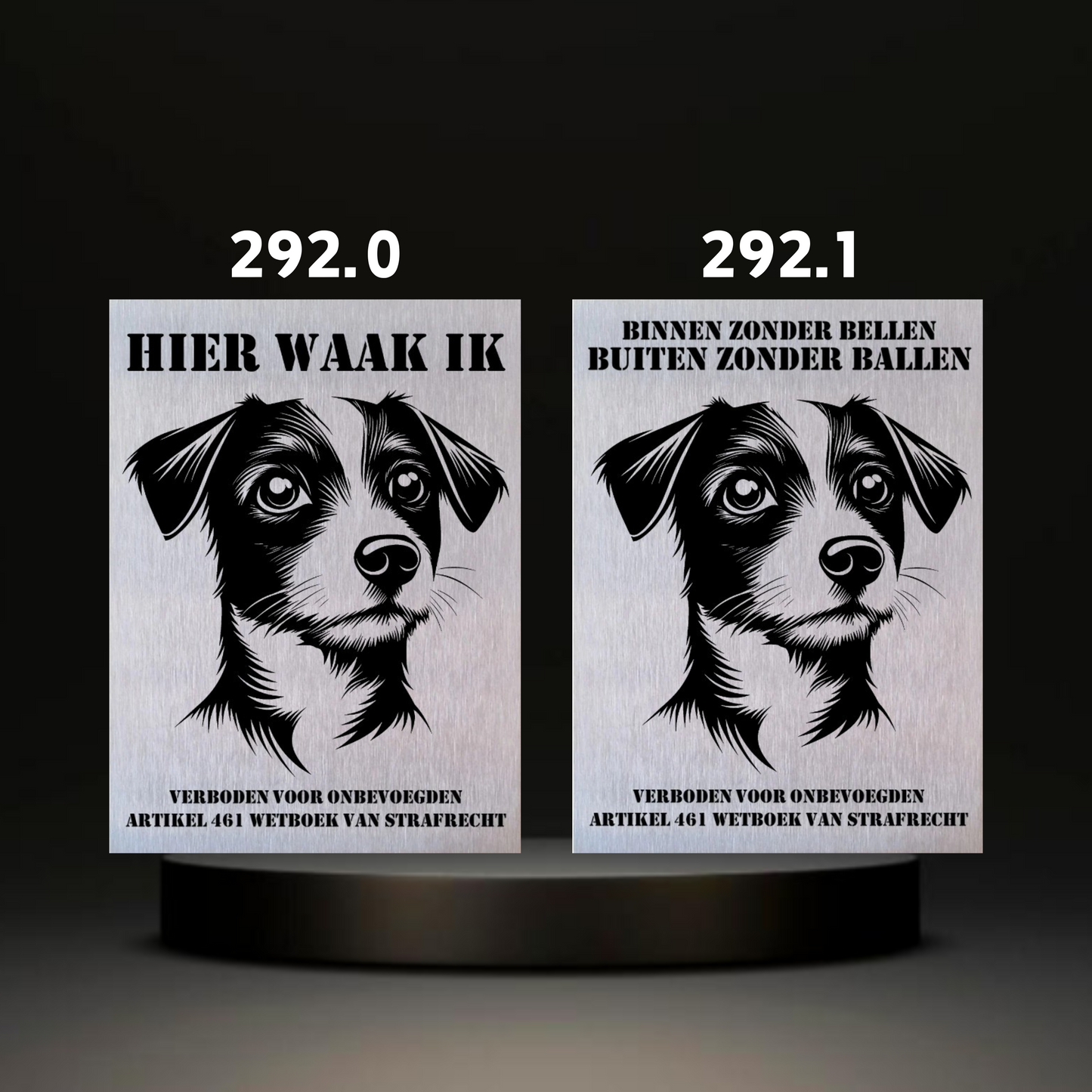 Waakbord Kant en klaar Terriërs & Teckel