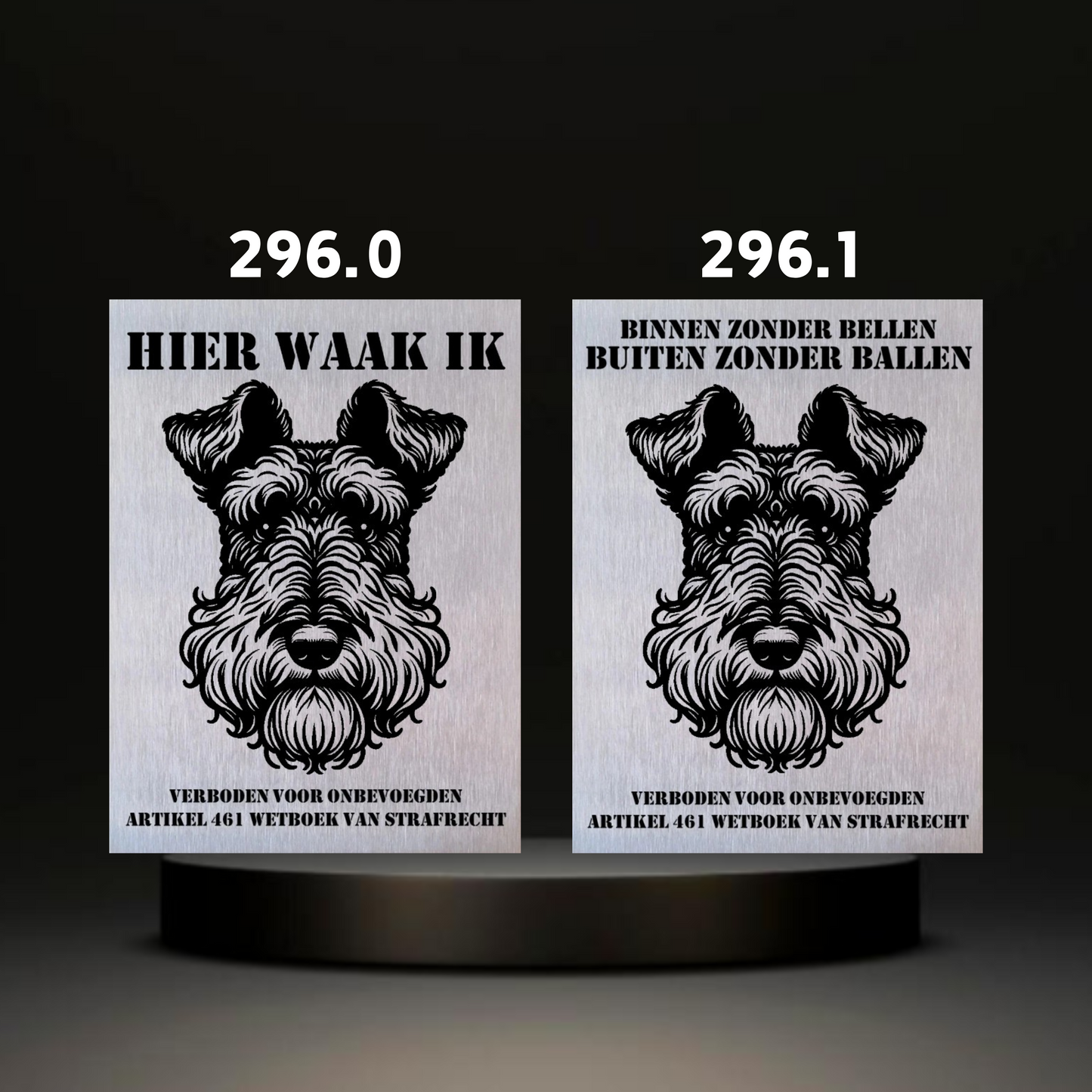 Waakbord Kant en klaar Terriërs & Teckel