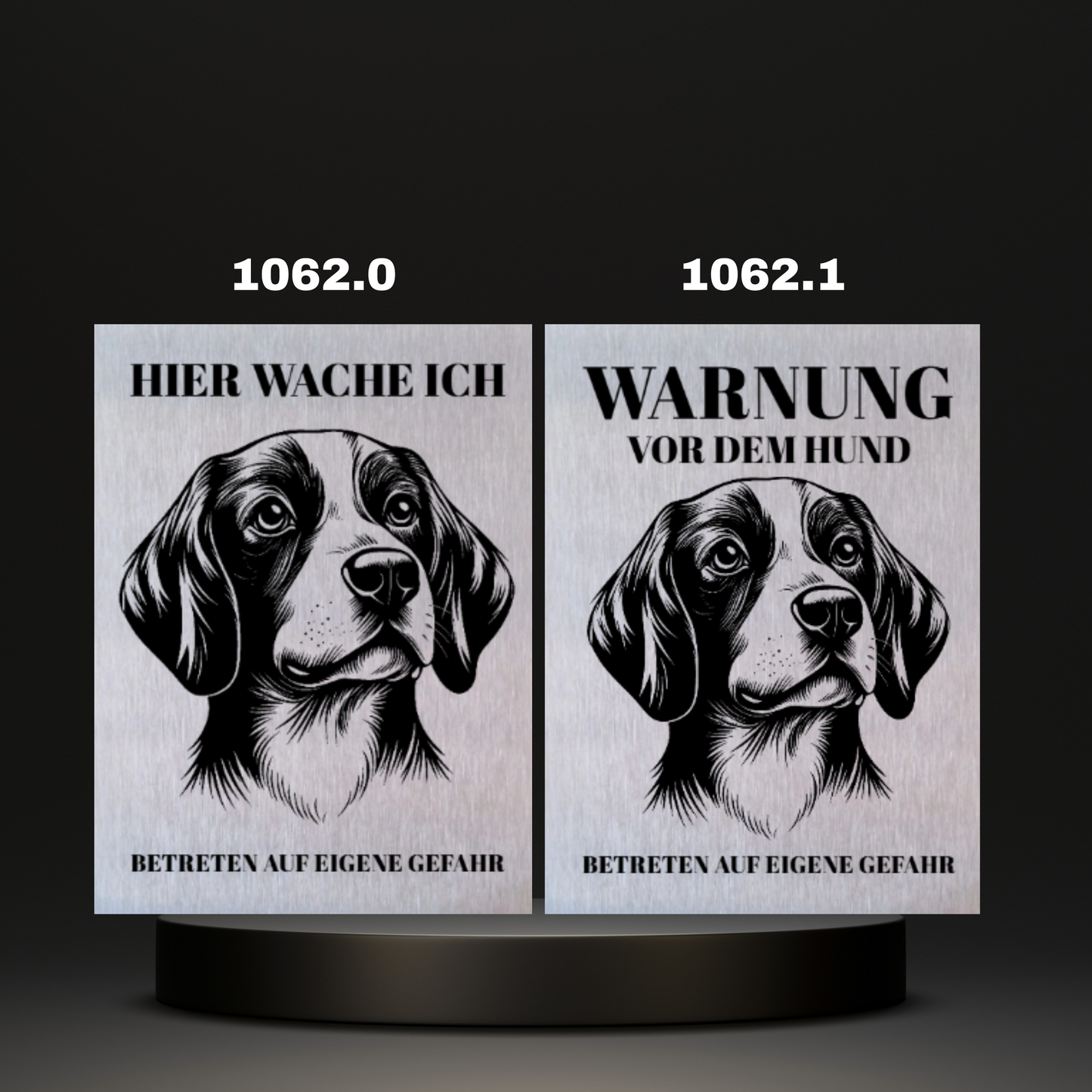 Warnshild Fertiges Design Doodle & Dalmatiner & Beagle & Leopard & Chowchow