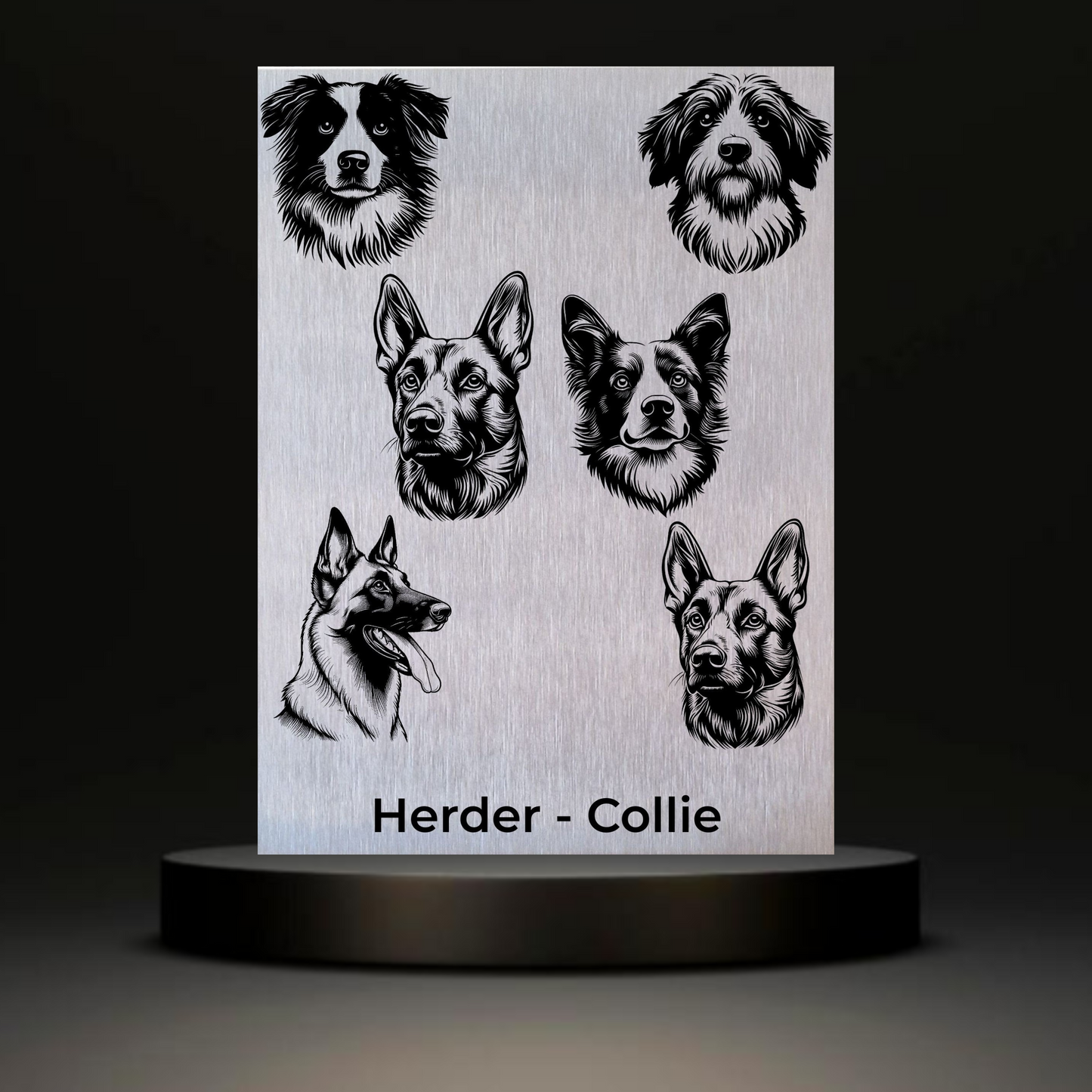 Waakbord Kant en klaar Herder & Collie