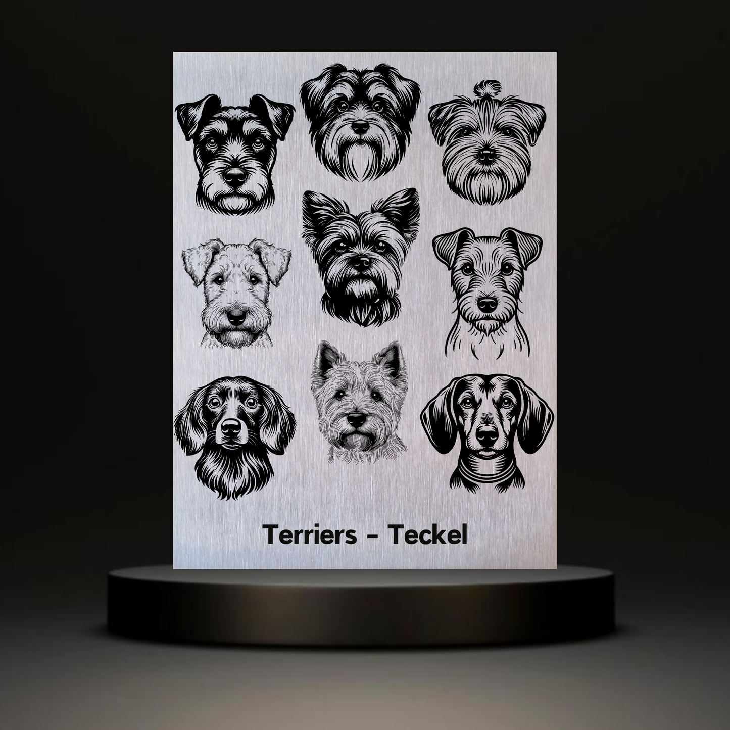 Waakbord Kant en klaar Terriërs & Teckel