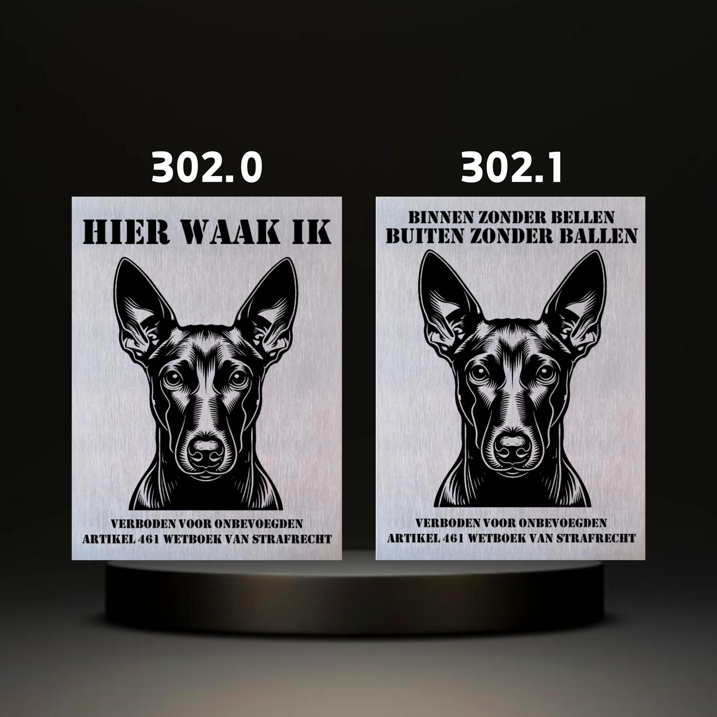 Waakbord Kant en klaar Terriërs & Teckel