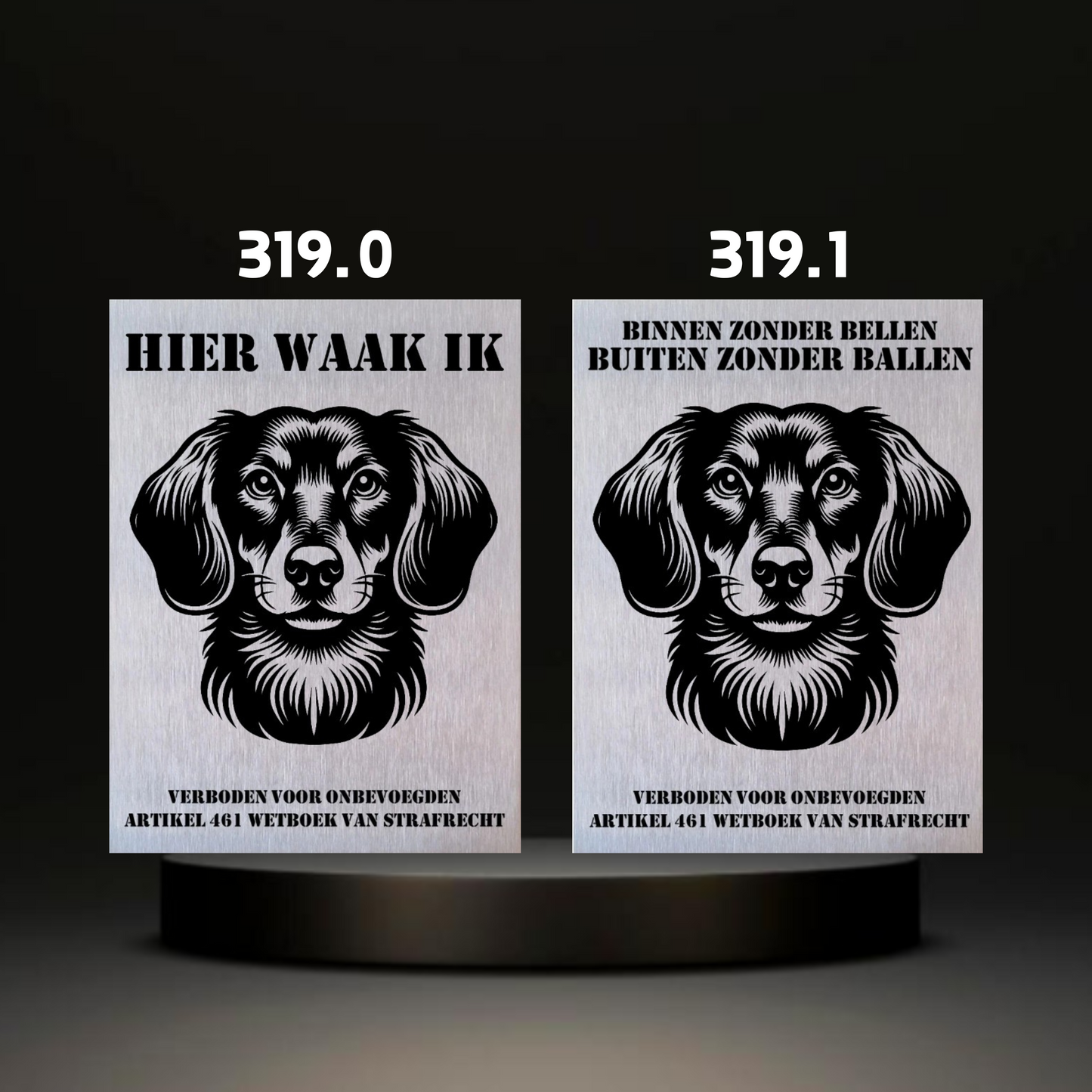 Waakbord Kant en klaar Terriërs & Teckel