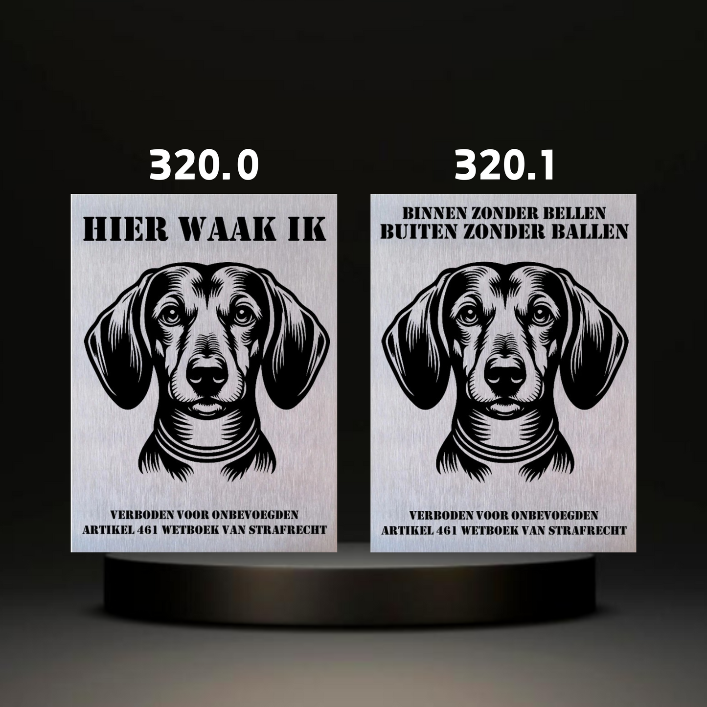 Waakbord Kant en klaar Terriërs & Teckel