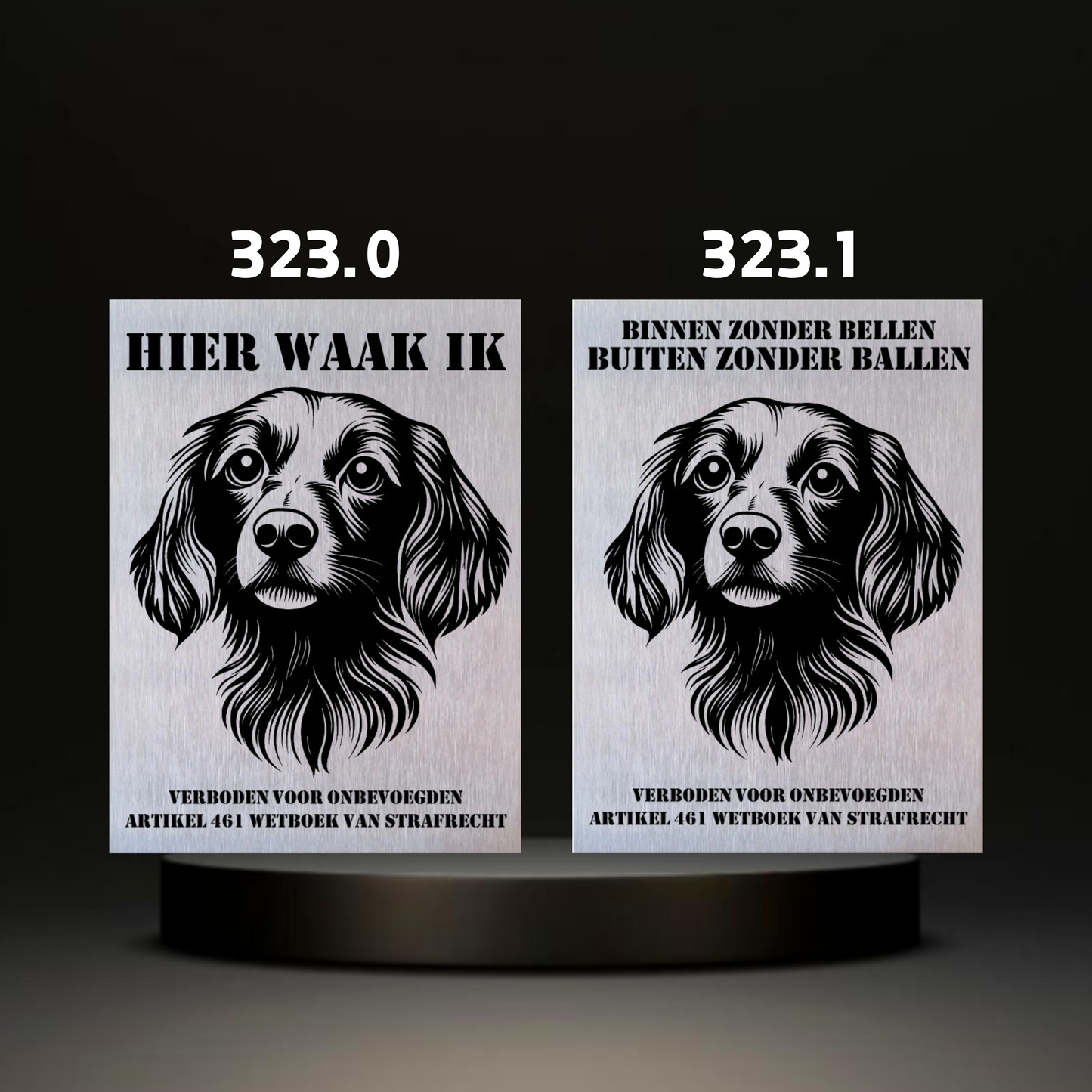 Waakbord Kant en klaar Terriërs & Teckel