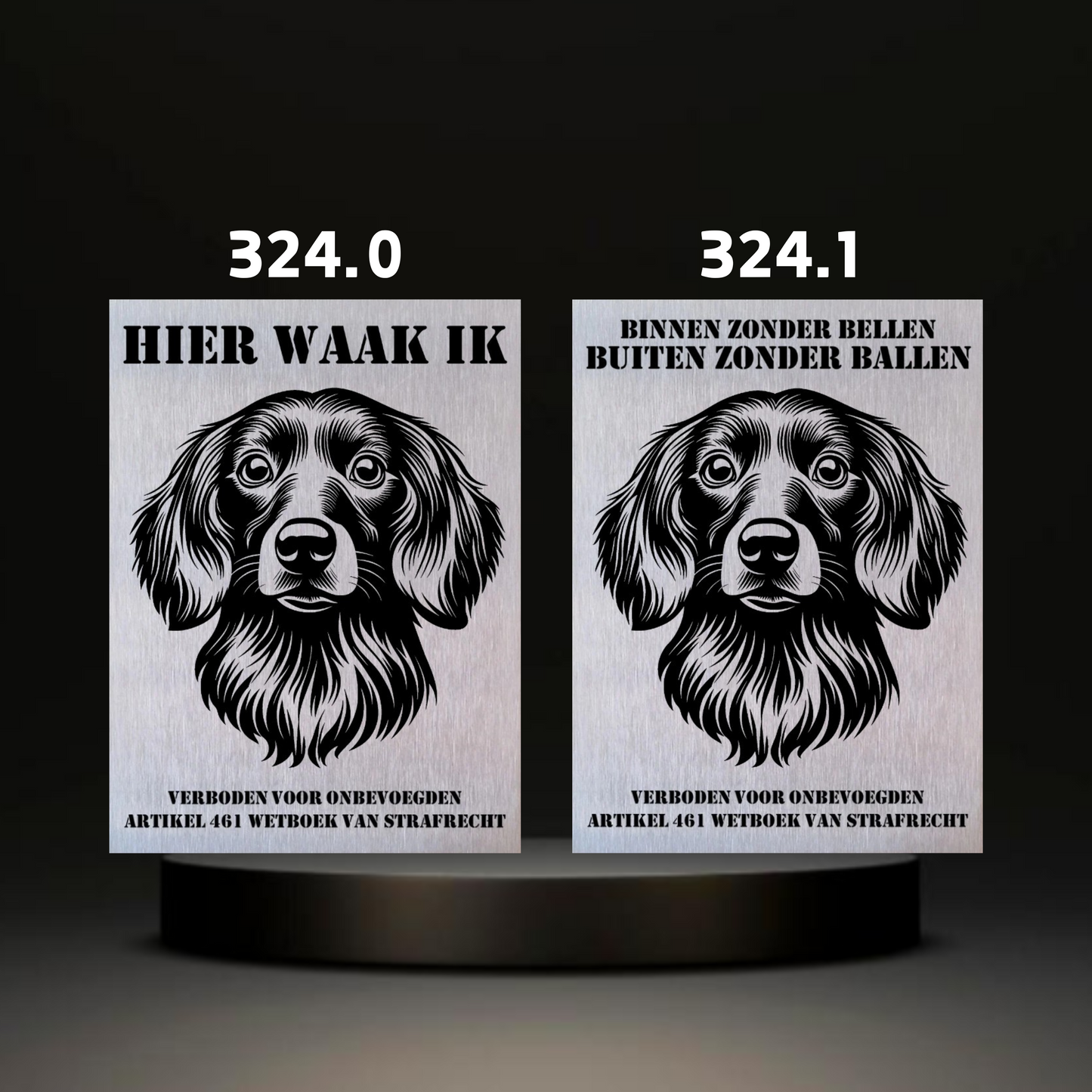 Waakbord Kant en klaar Terriërs & Teckel